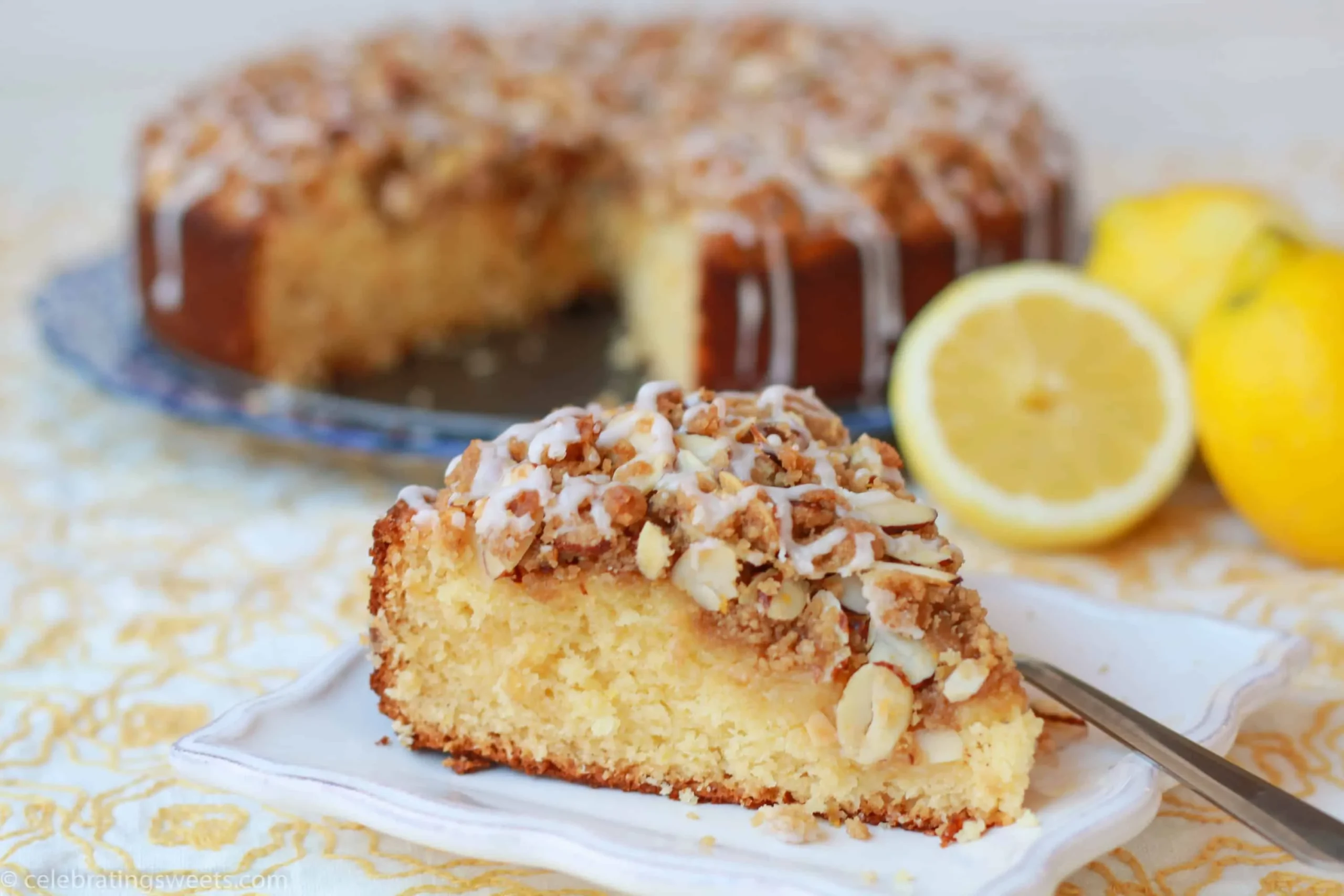 Coffee Cake with Almond Streusel Topping