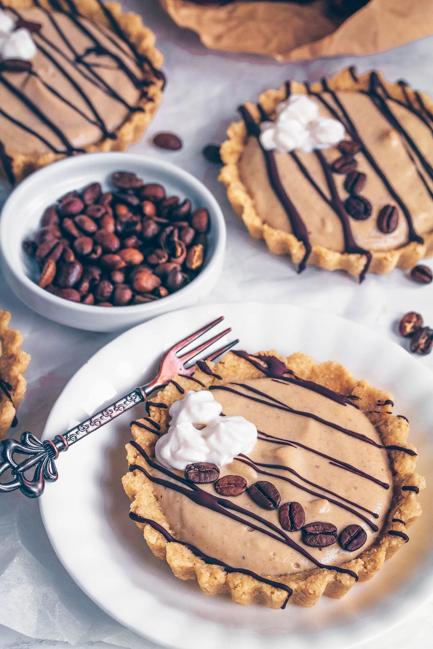 Coffee Vanilla Tarts Vegan Gluten Free