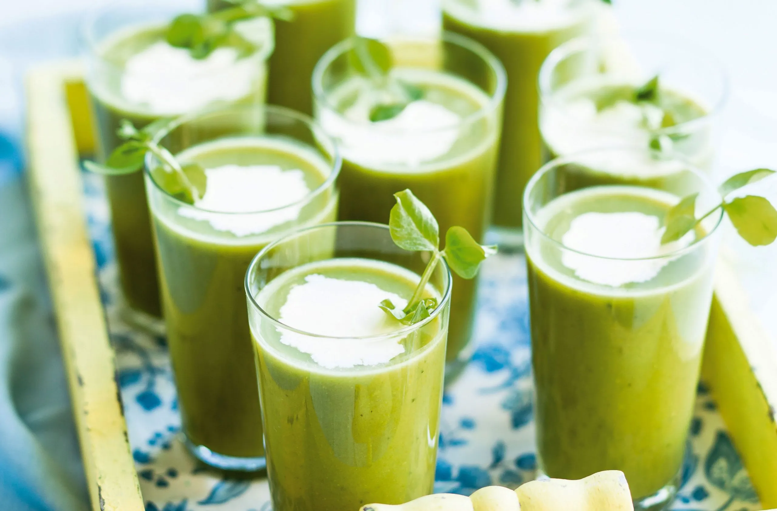 Cold Minted Pea Soup