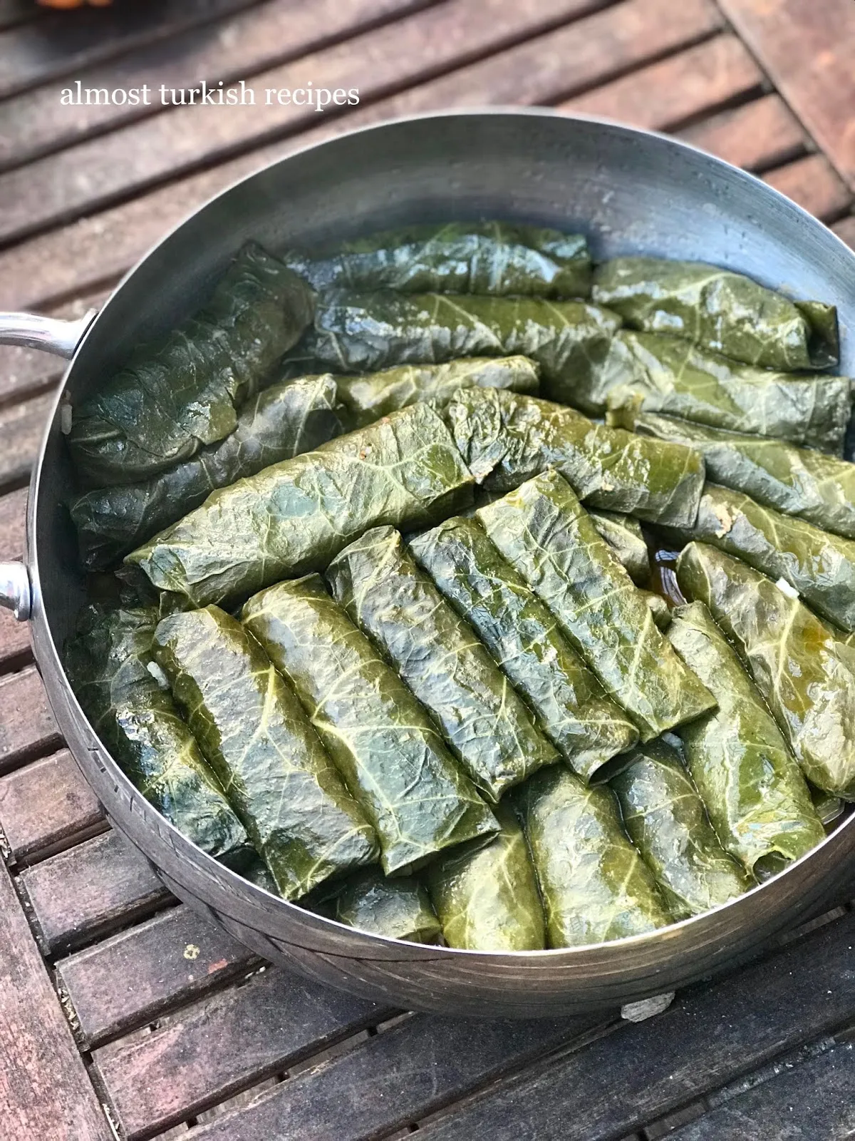 Collard Greens Stuffed with Meat (Etli Karalahana Dolması)
