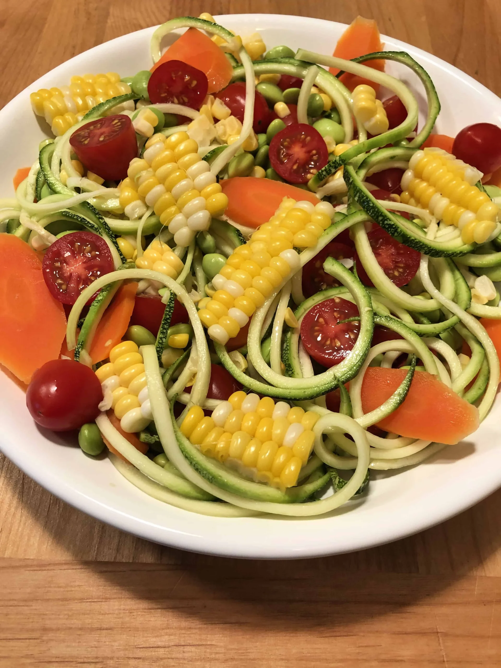 Confetti Corn Zoodle Bowl