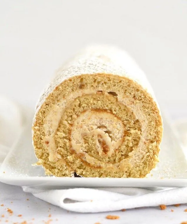 Cookie Butter Swiss Roll