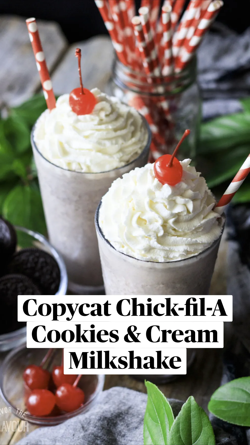 Copycat Chick-fil-A Cookies & Cream Milkshake