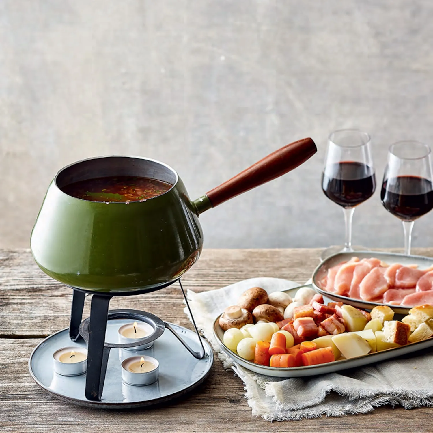 Coq au Vin Fondue