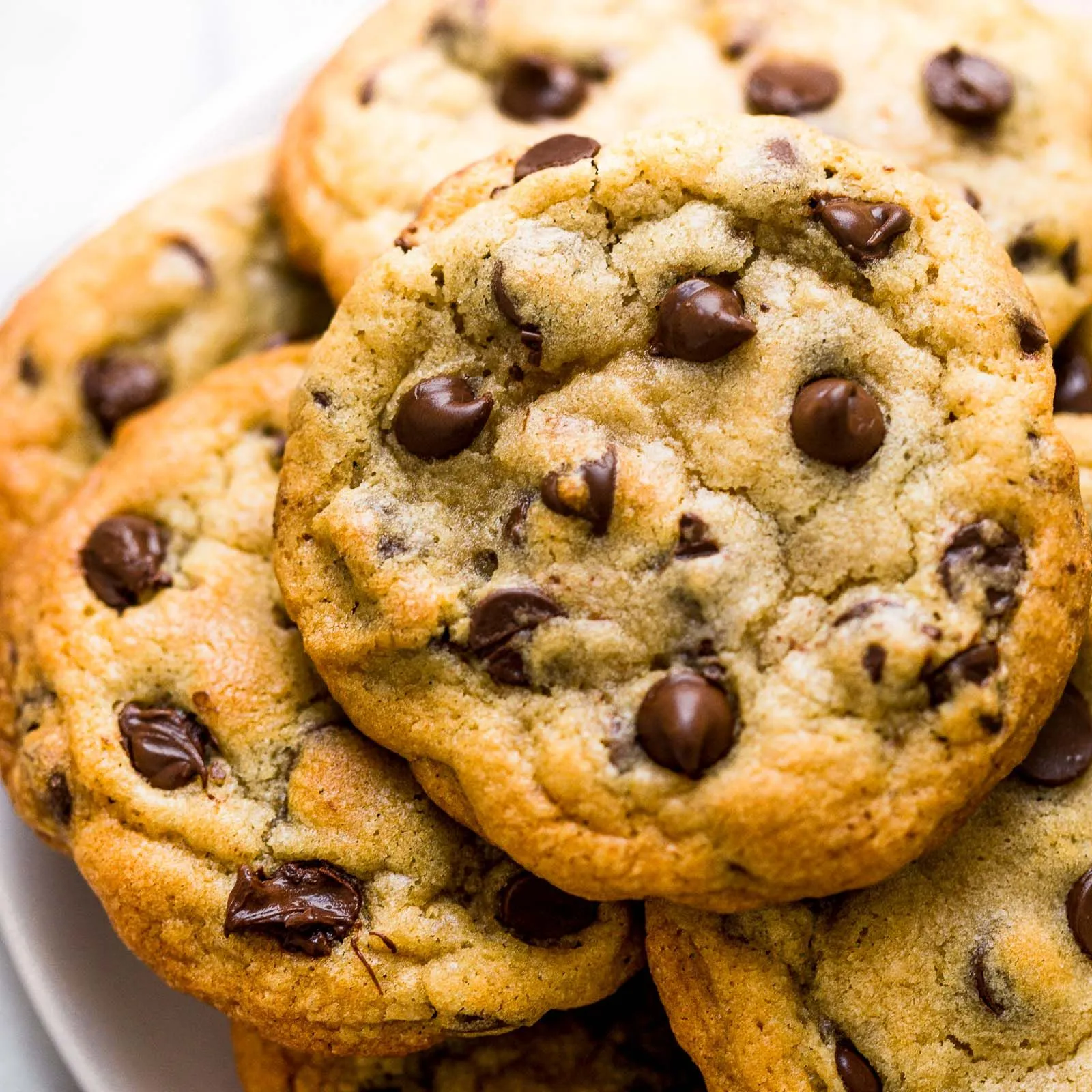 Coral Chocolate Chip Cookies