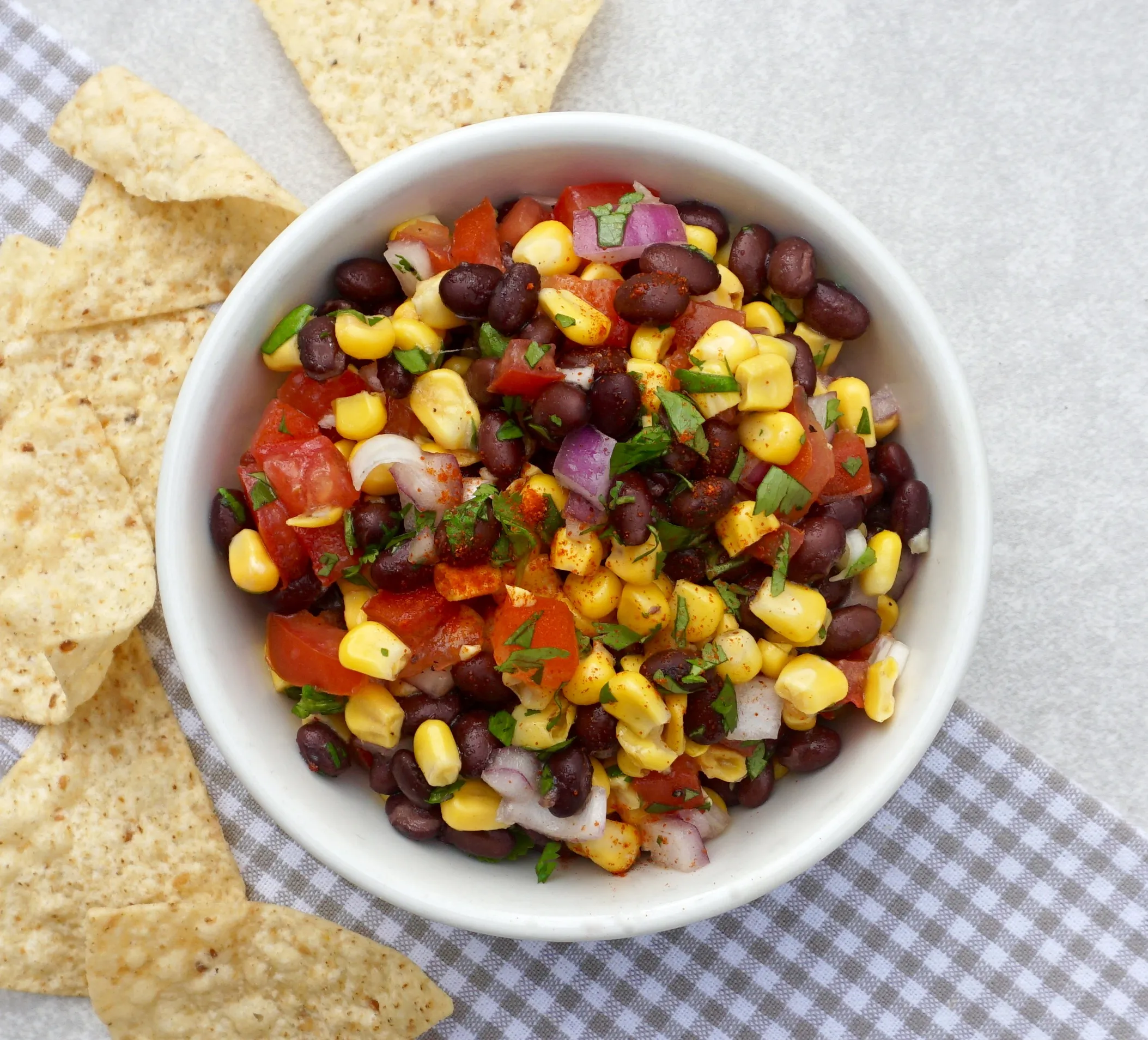 Corn and Bean Salsa