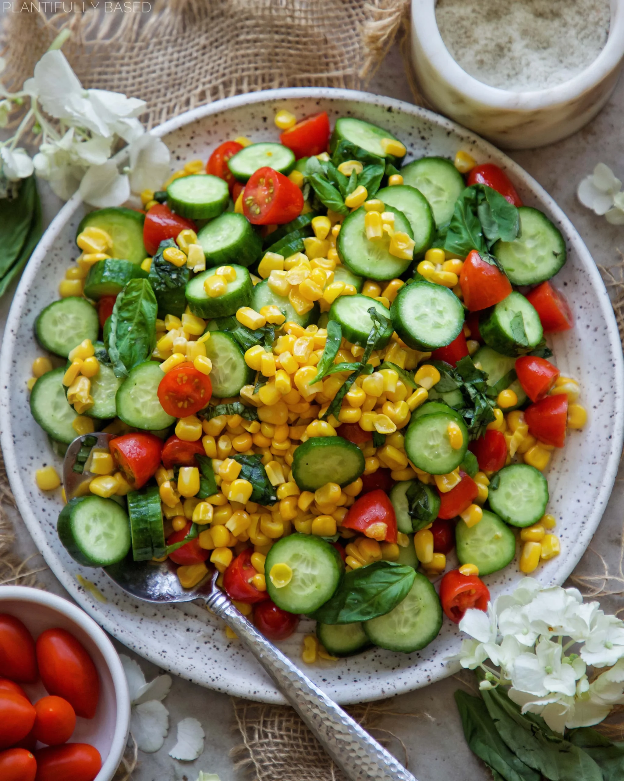 Corn and Cucumber Salad