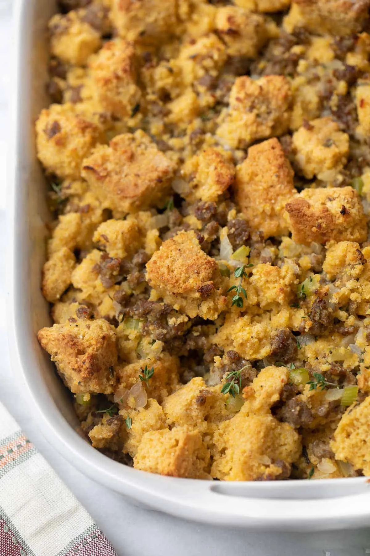 Cornbread and Sausage Stuffing Gluten Free Grain Free