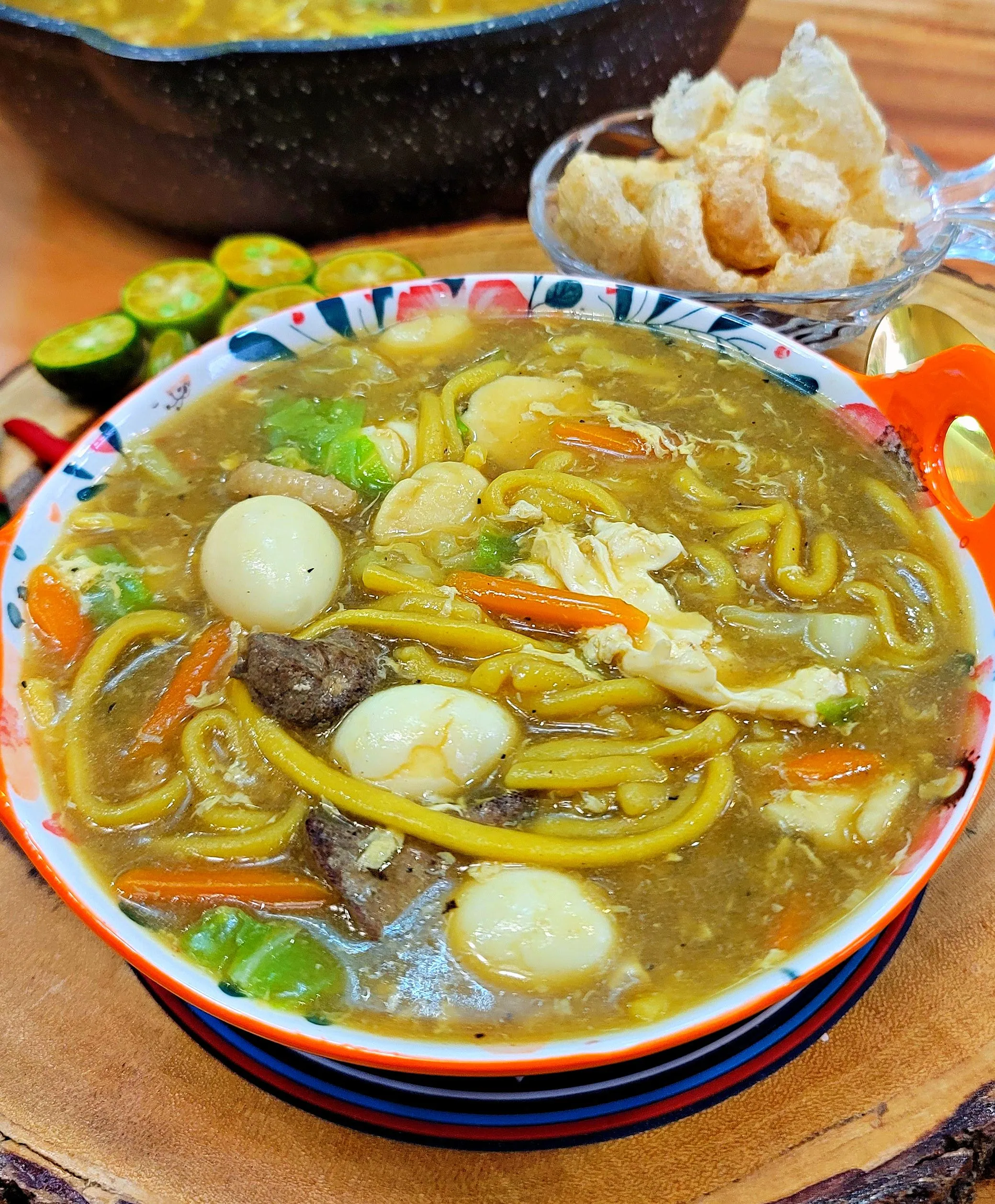 Corned Beef Lomi Batangas Style