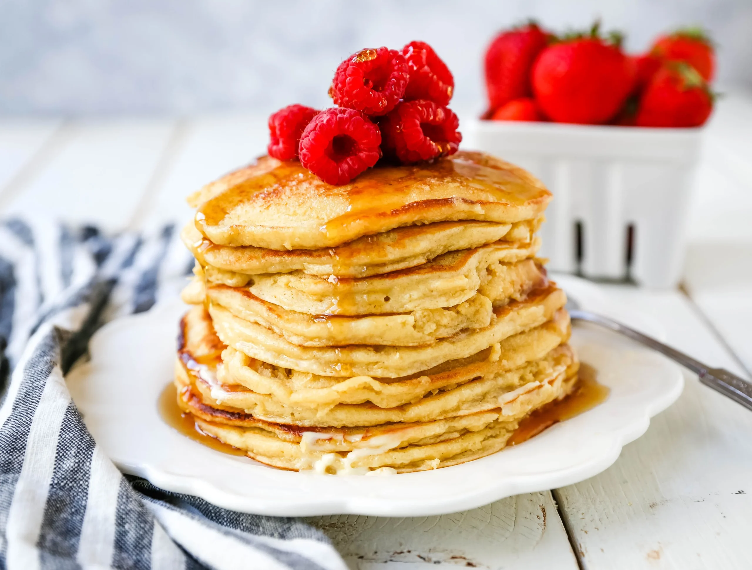 Cottage Cheese Dip Pancakes