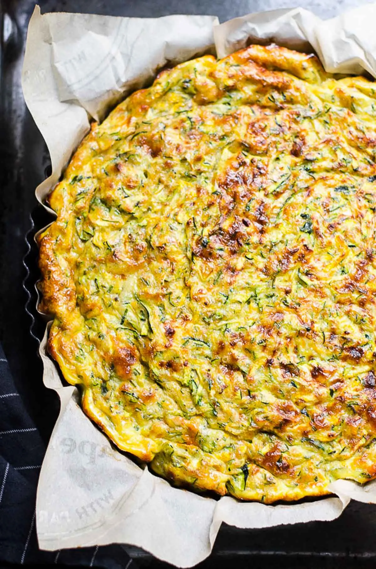 Cottage Cheese Zucchini Quiche