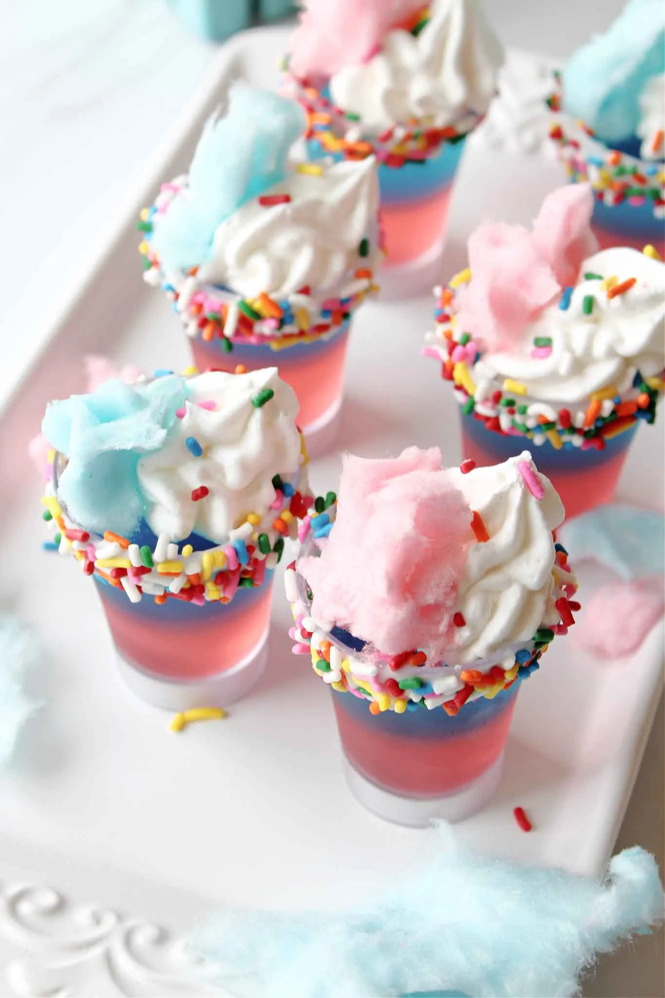Cotton Candy Jello Shots