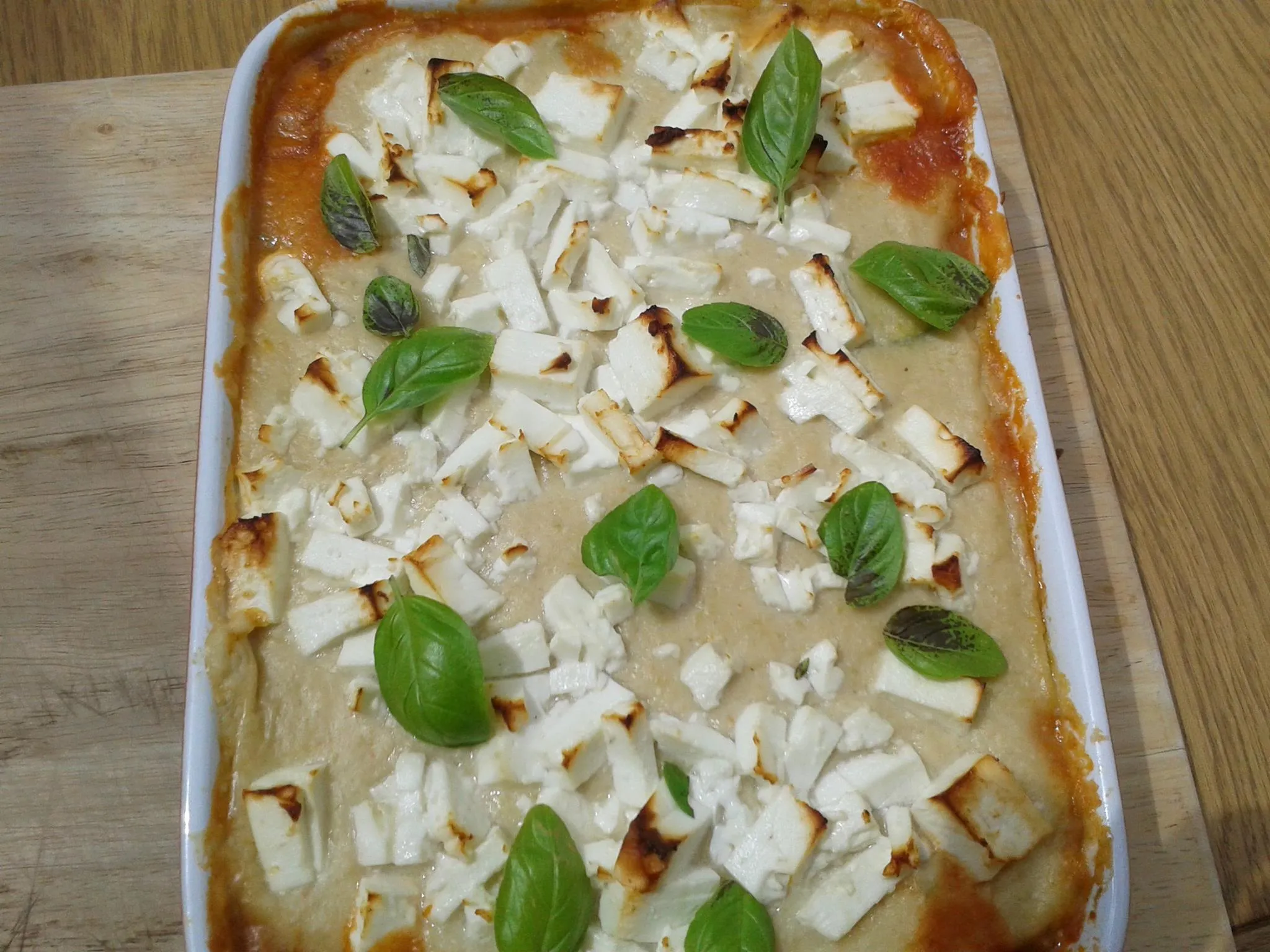Courgette and Goats Cheese Lasagne