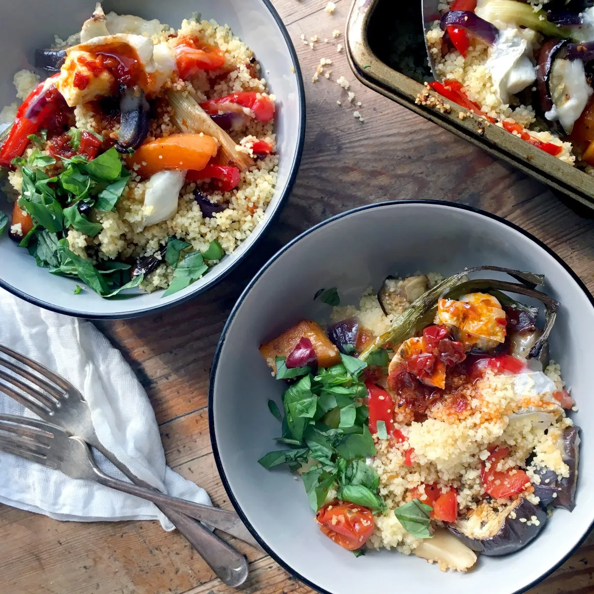 Couscous with Goat Cheese and Tomatoes