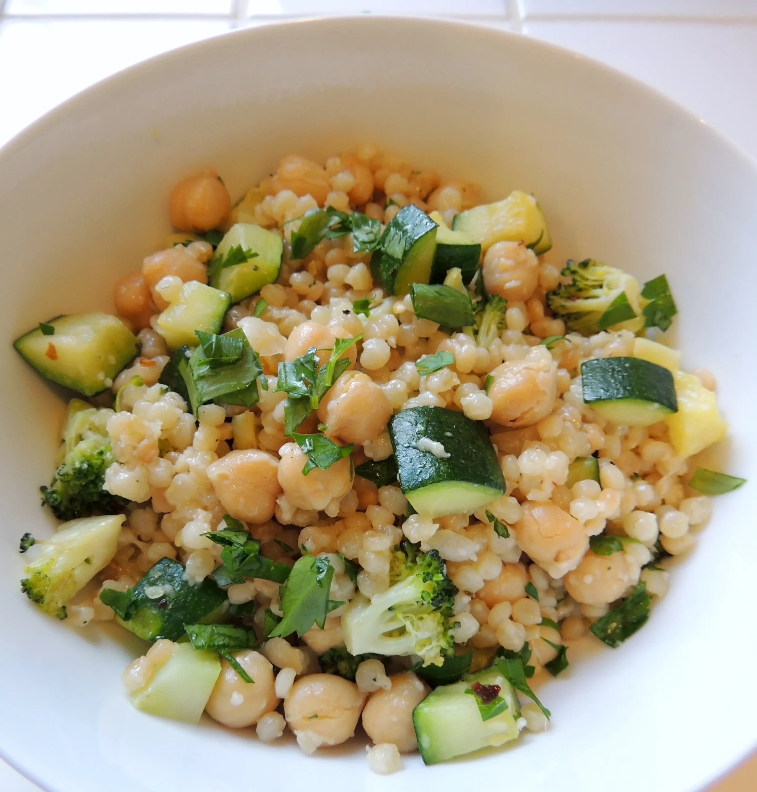 Couscous with Zucchini and Black Beans