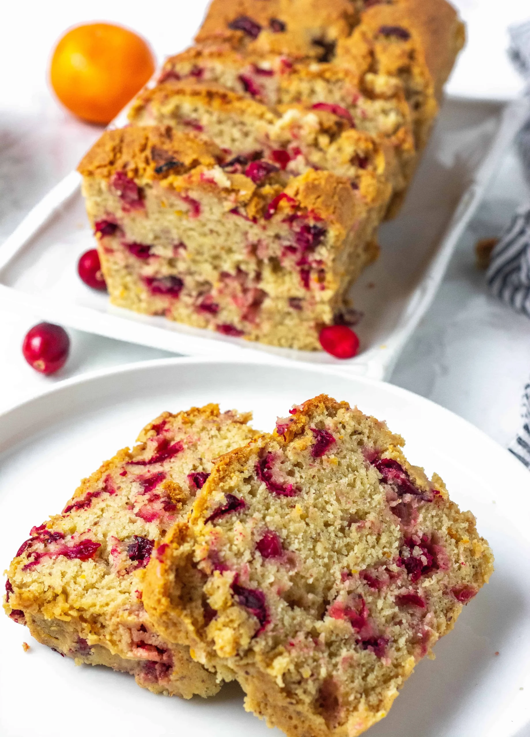 Cranberry Orange Coconut Flour Bread