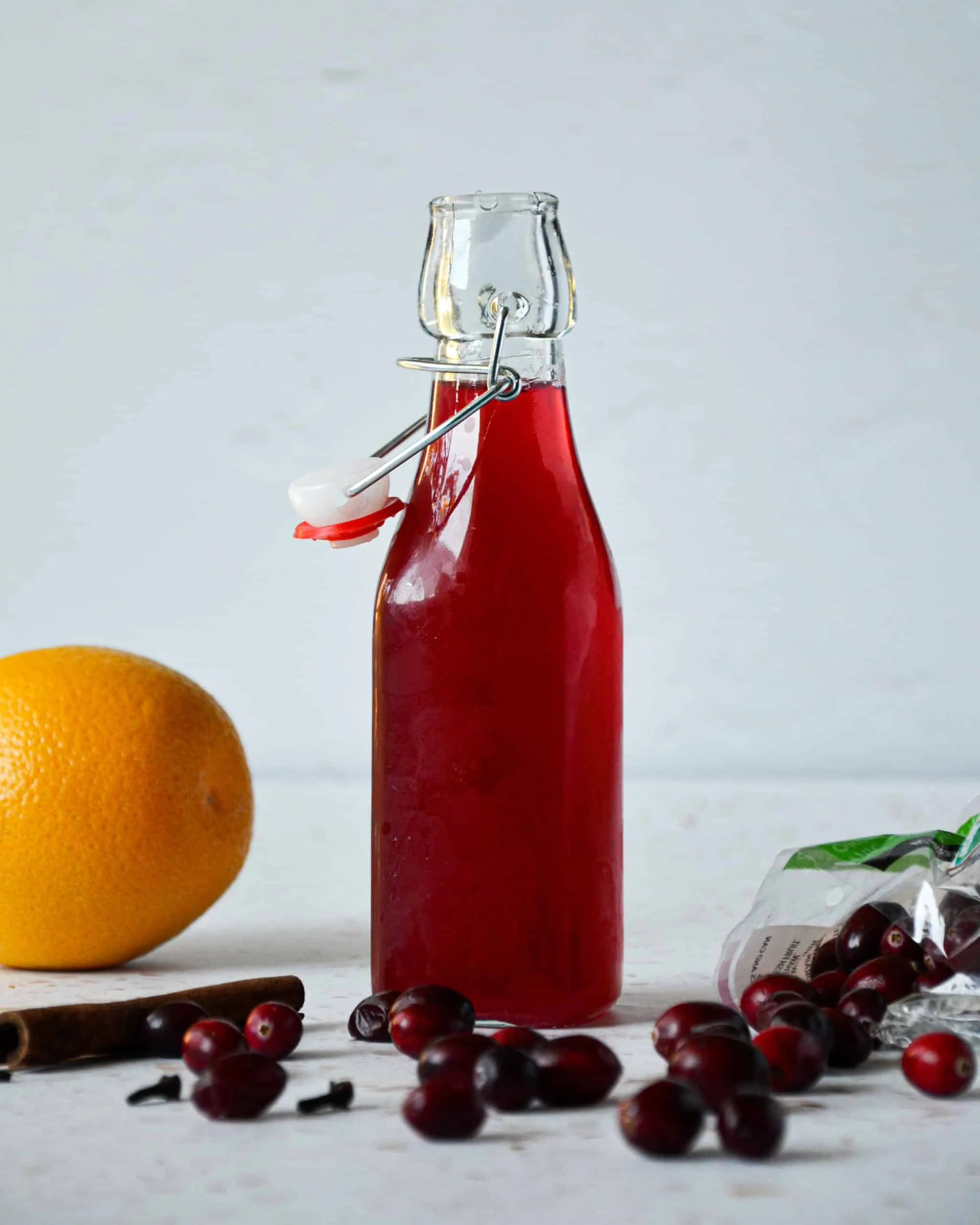 Cranberry Orange Simple Syrup