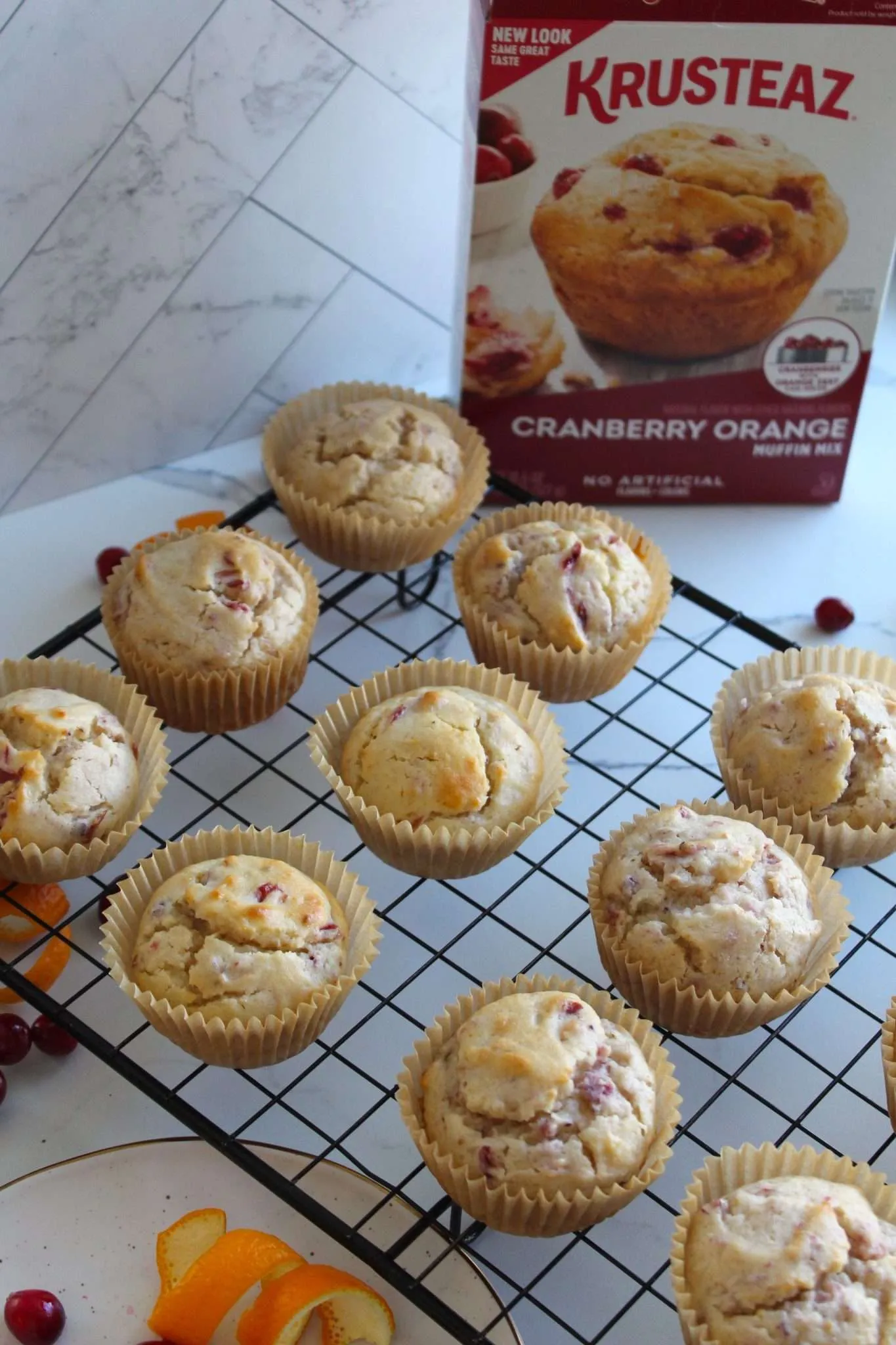 Cranberry and Orange Christmas Muffins