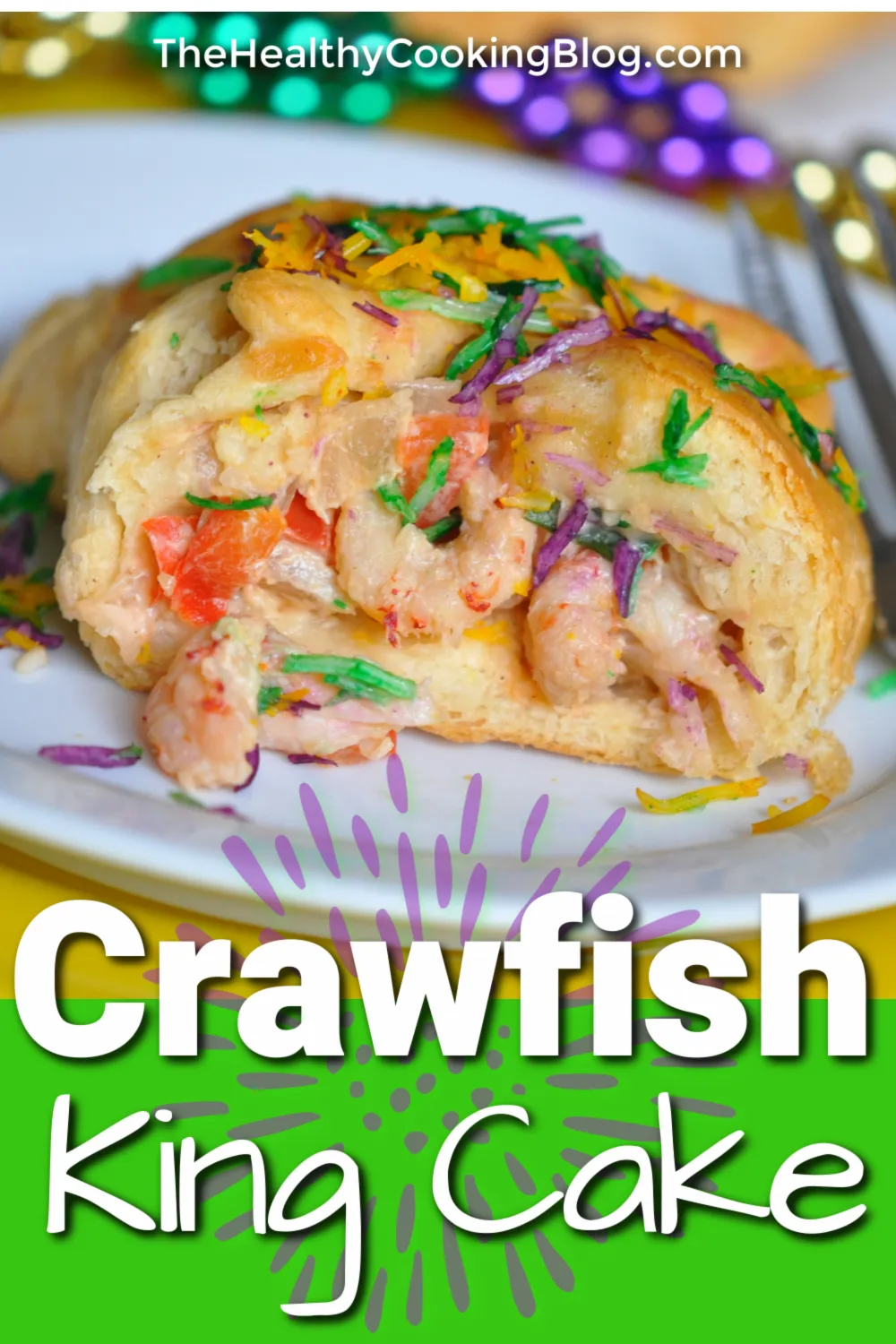 Crawfish Goat Cheese King Cake