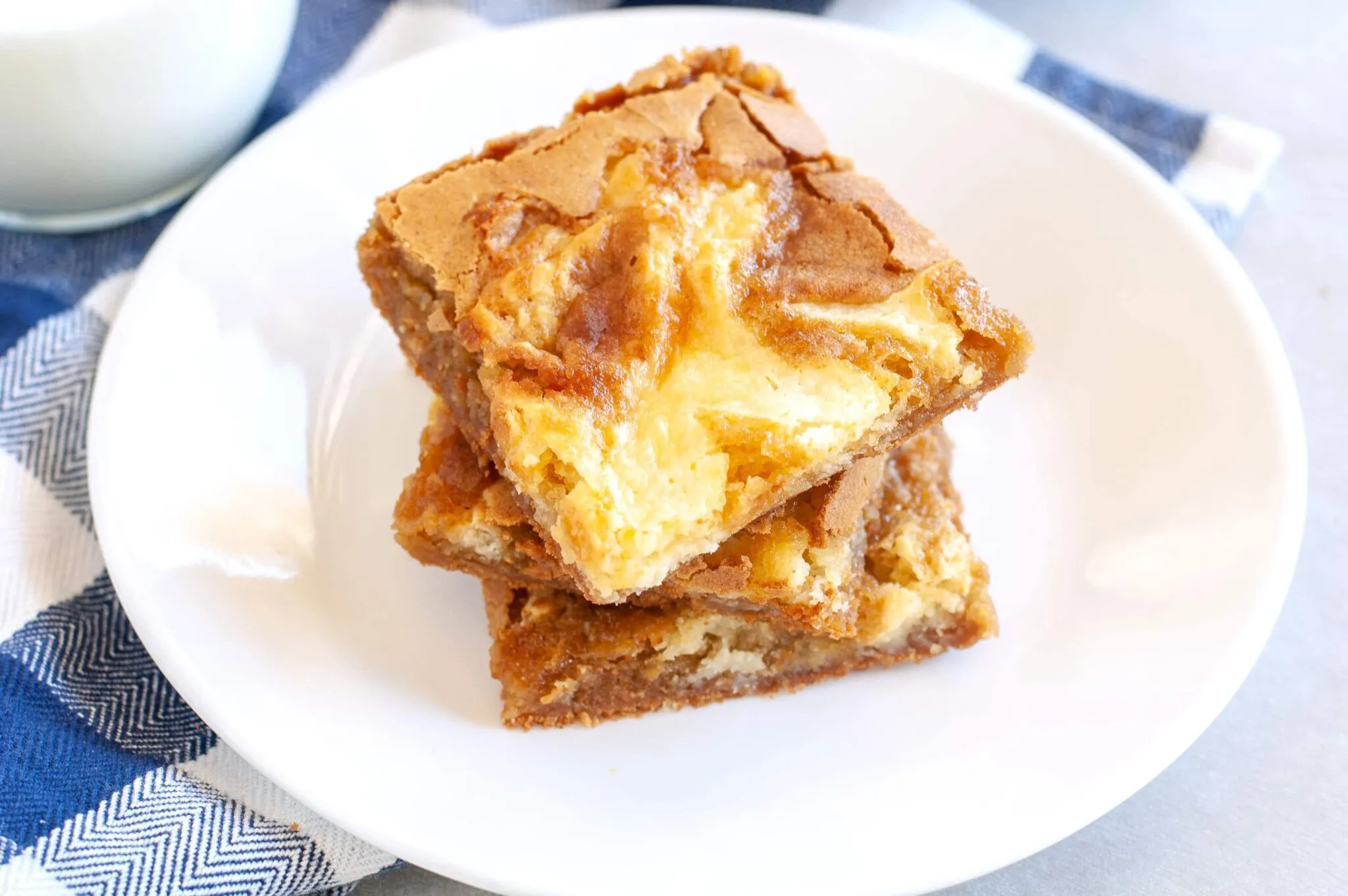 Cream Cheese Swirled Blondies