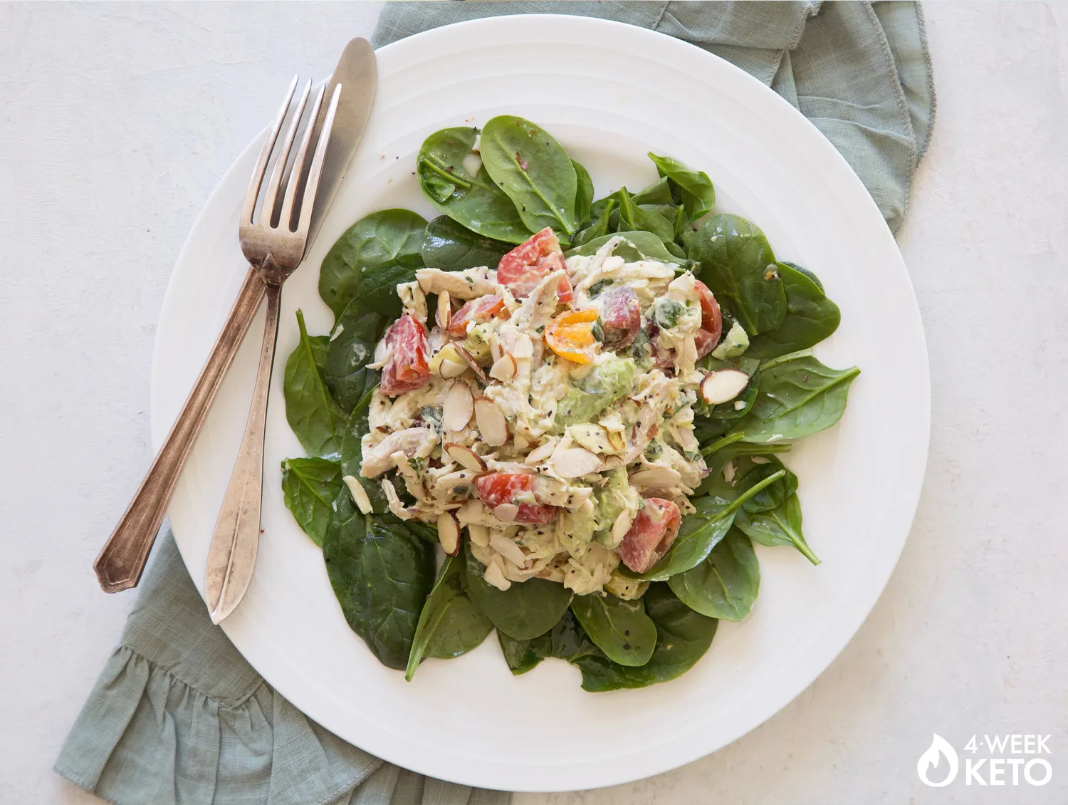 Creamy Basil Chicken Salad