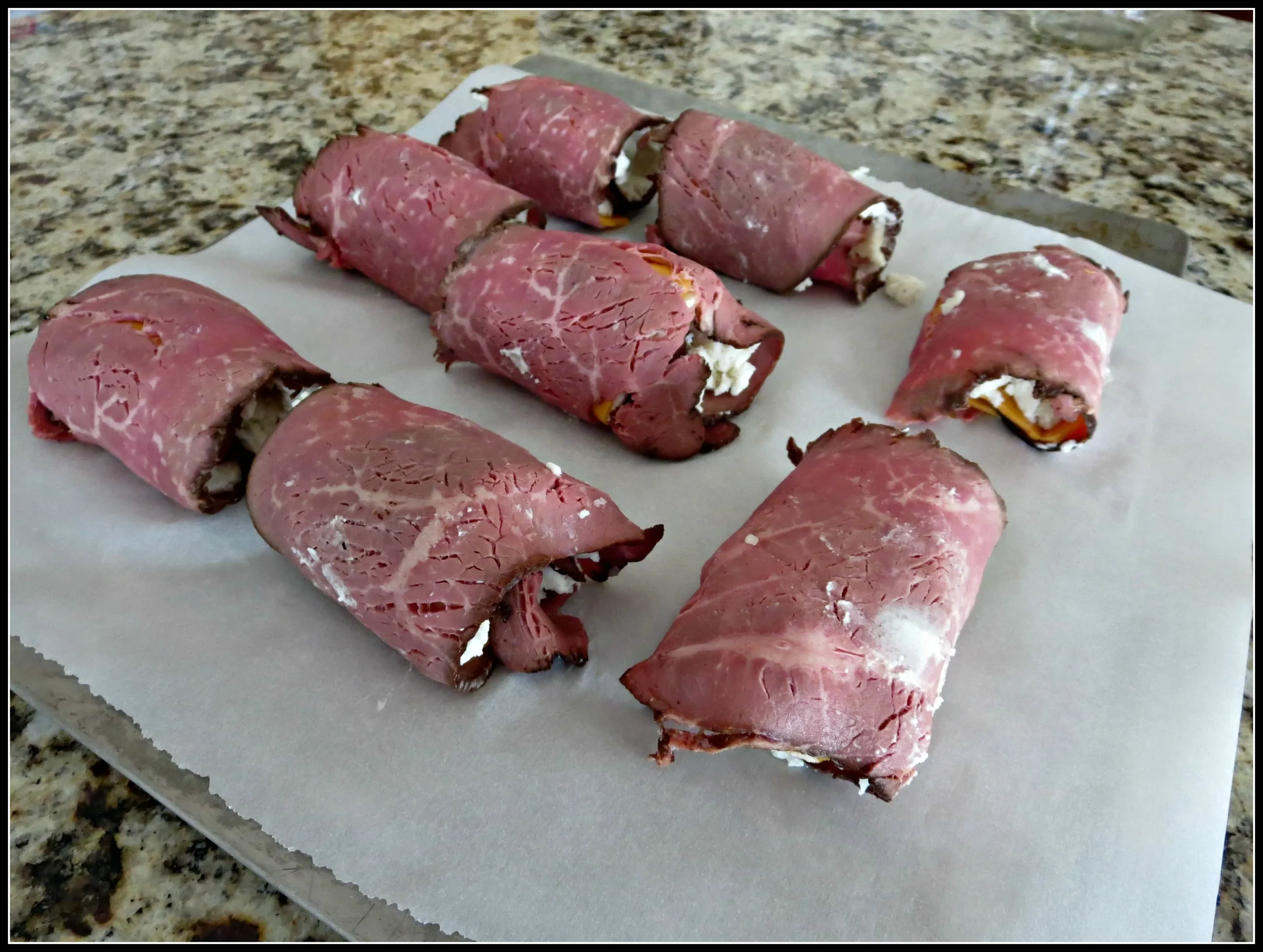 Creamy Beef Roll Ups