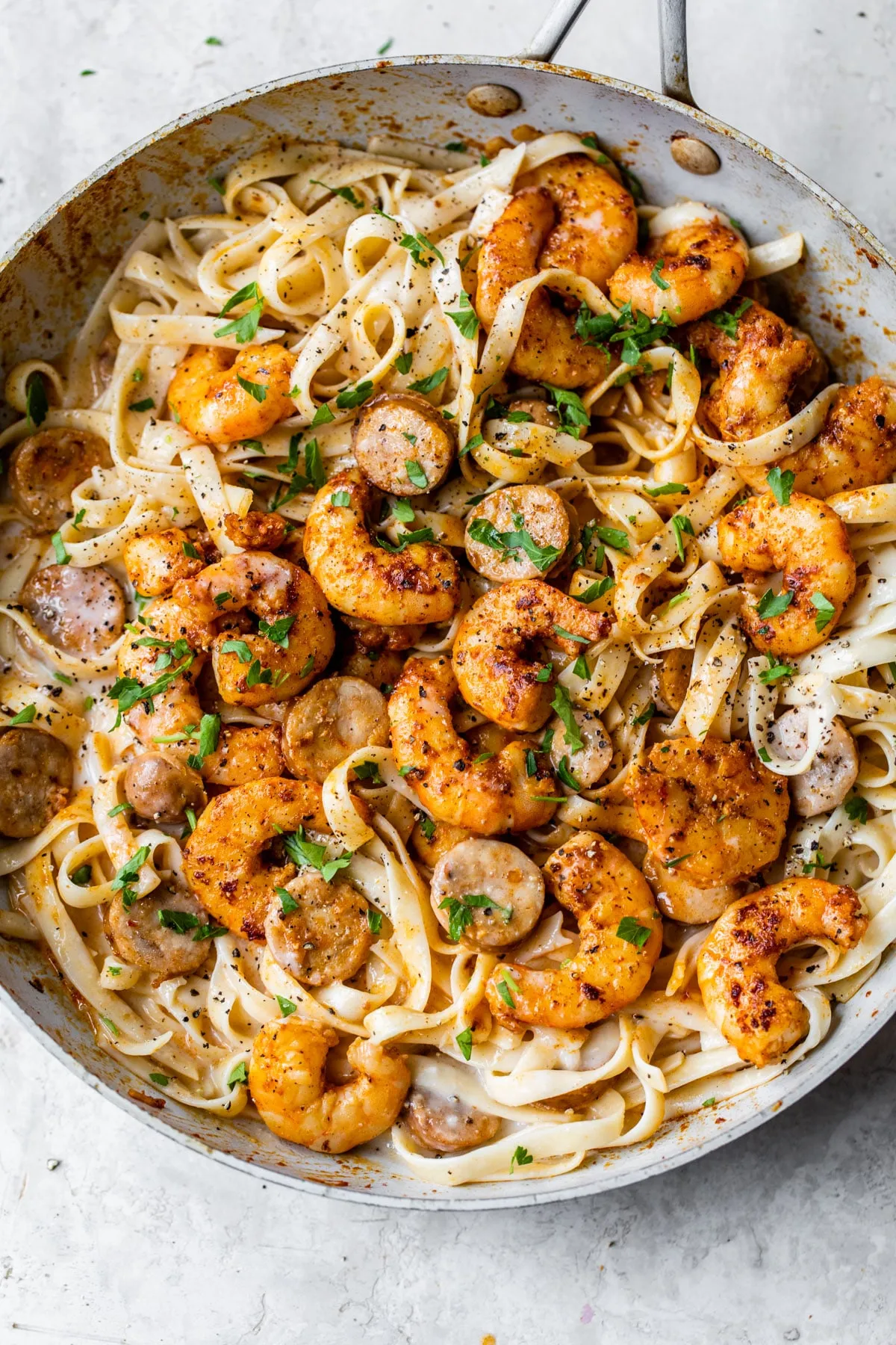 Creamy Cajun Shrimp Alfredo