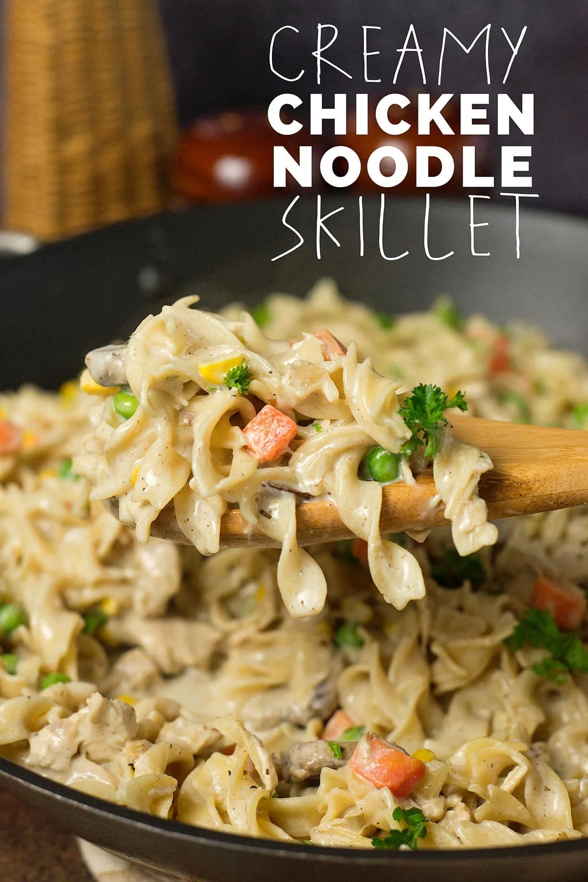 Creamy Chicken Noodle Skillet