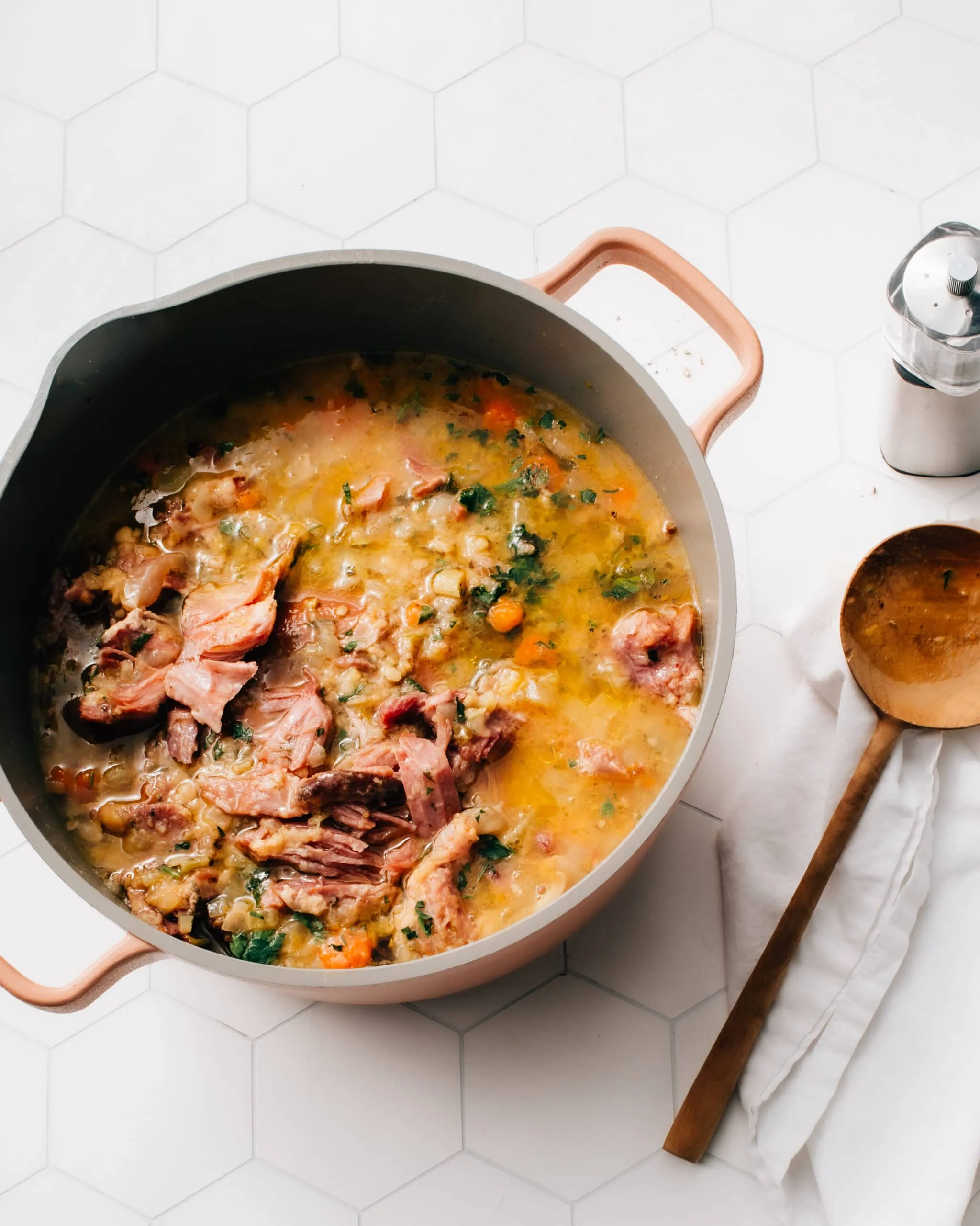 Creamy Ham and Lentil Soup
