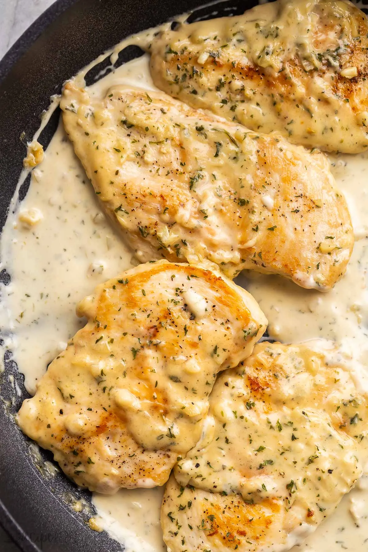 Creamy Skillet Garlic Chicken