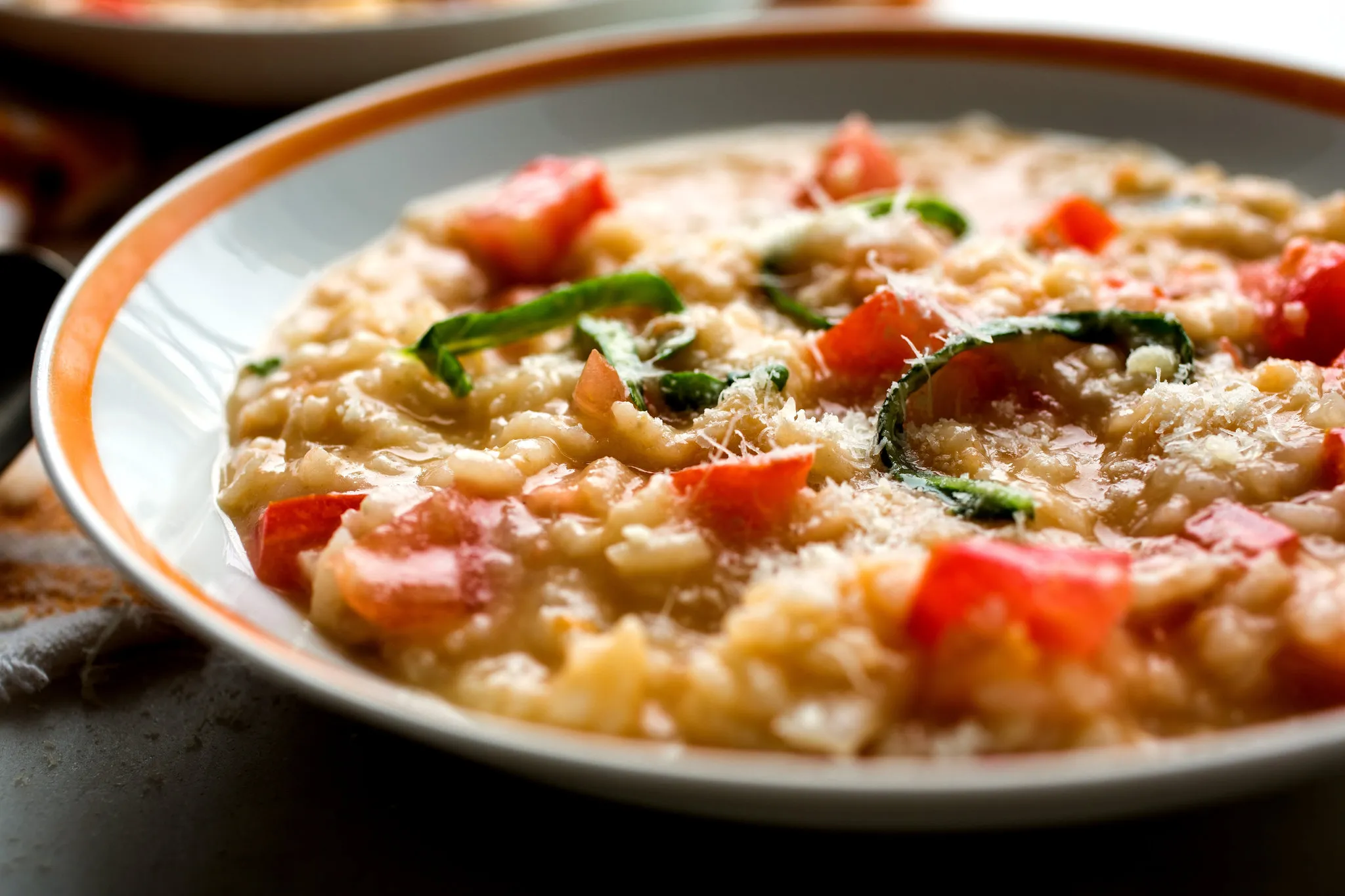 Creamy Tomato Basil Risotto