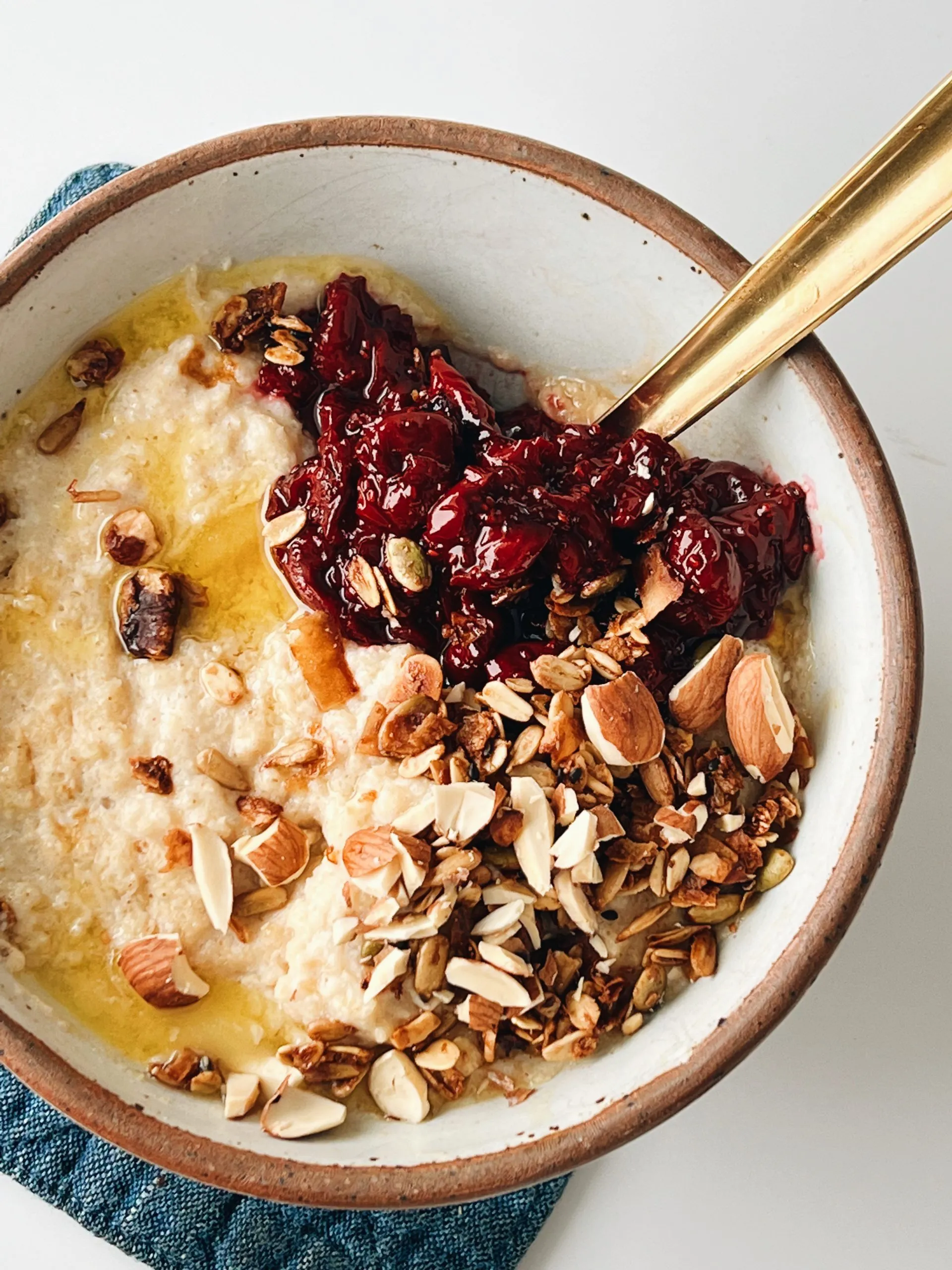 Creamy Vanilla Millet Porridge
