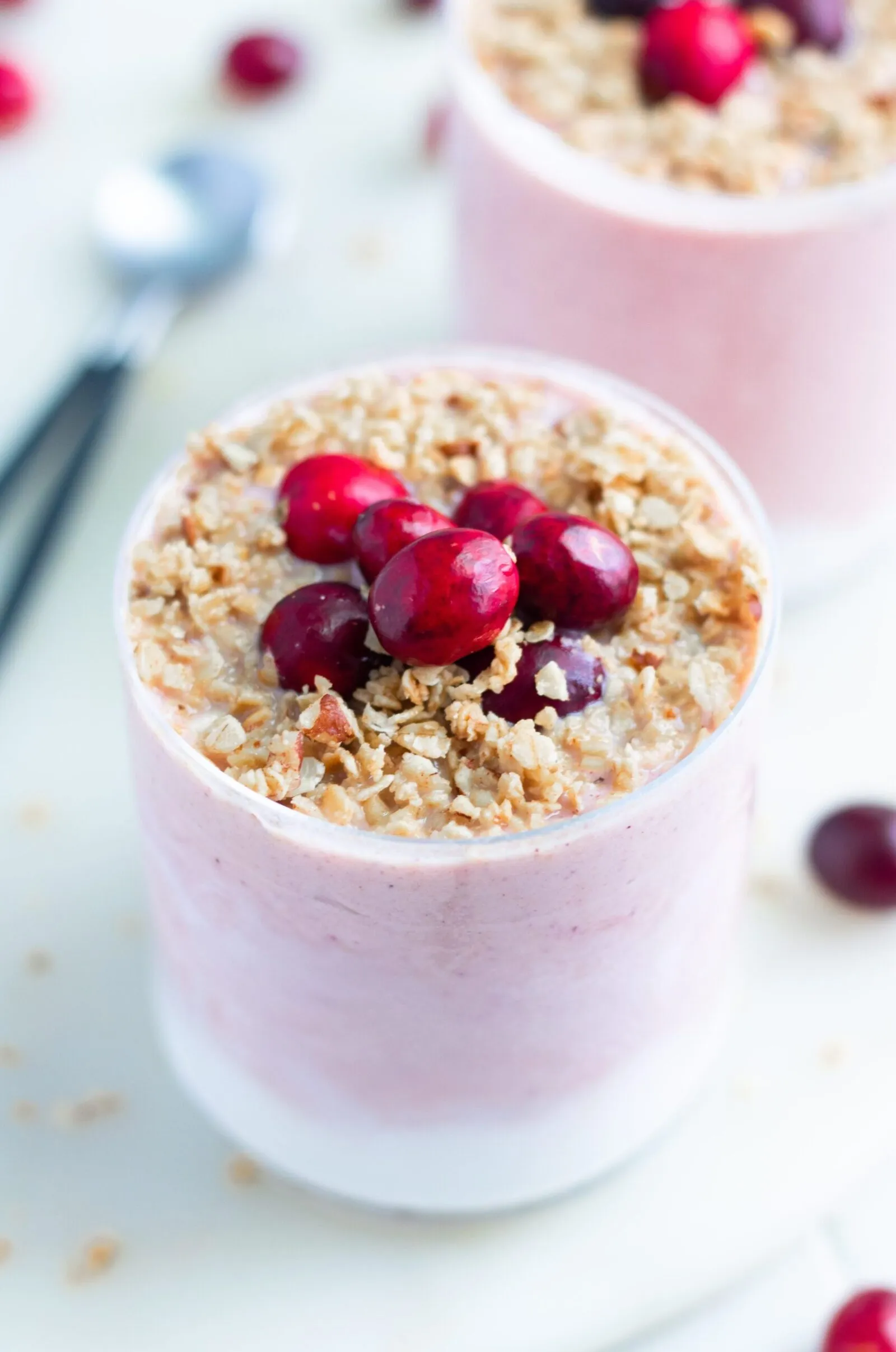 Creamy Vegan Cranberry Smoothie