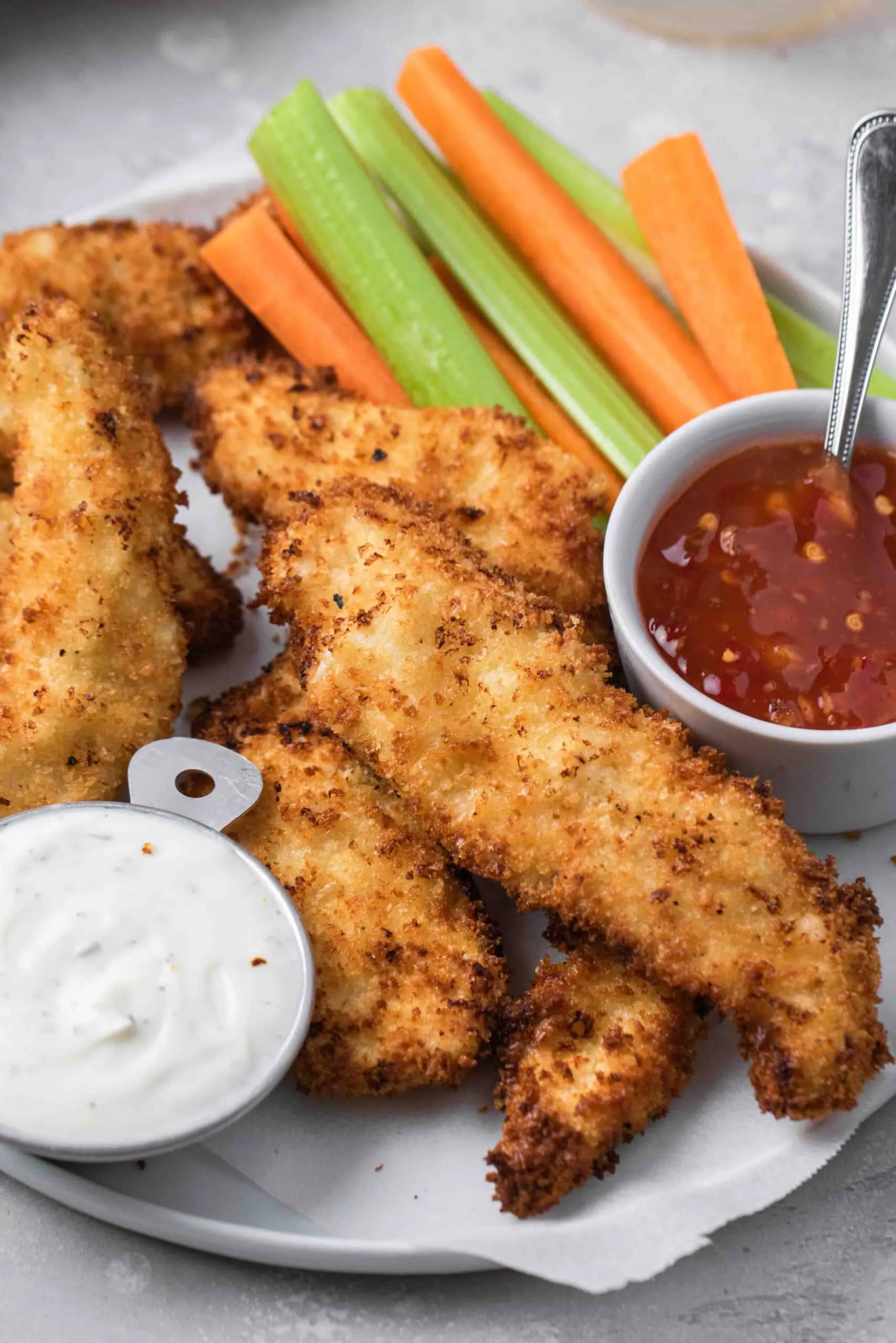 Crispy Air Fryer Chicken Tenders No Breading
