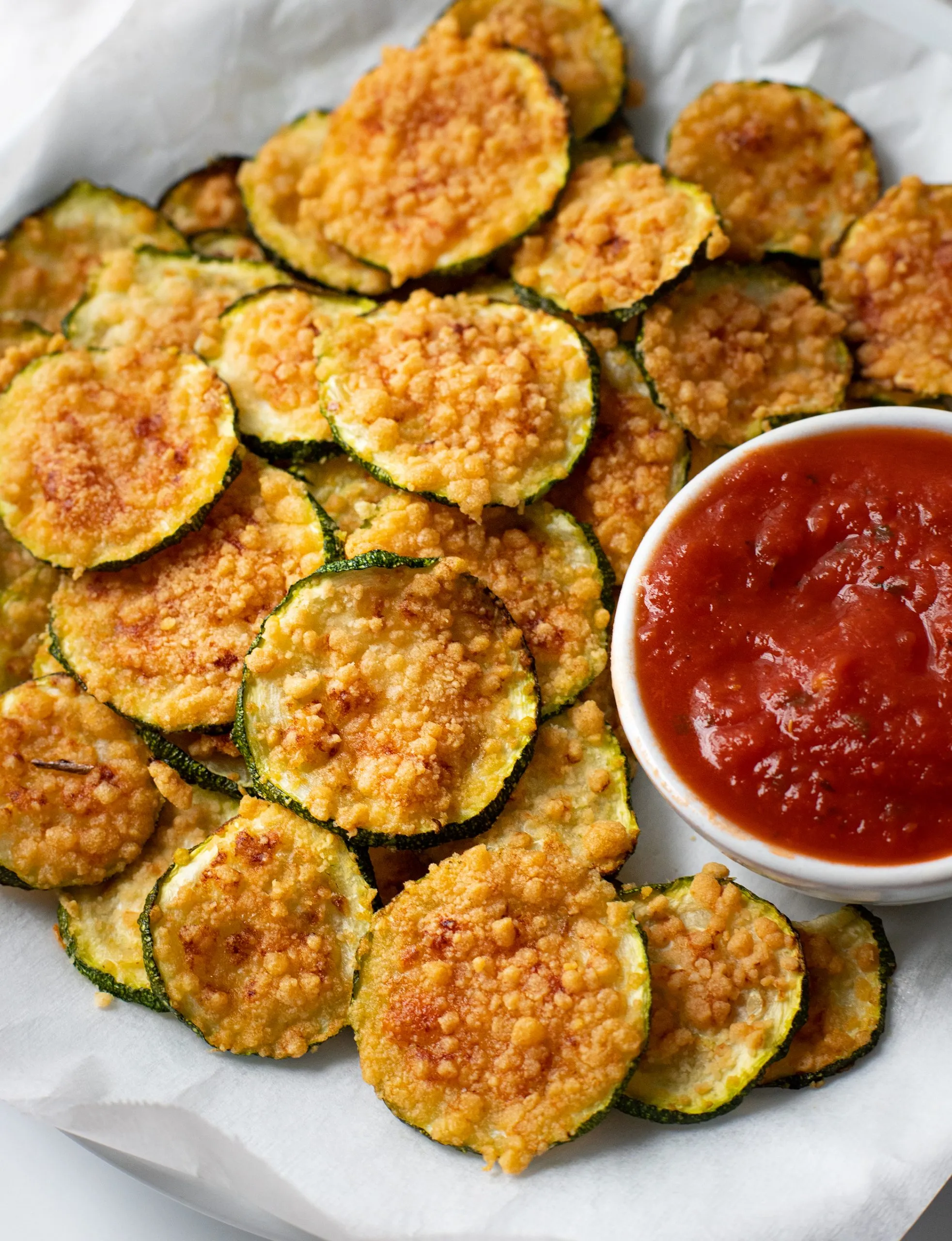 Crispy Air Fryer Zucchini Chips