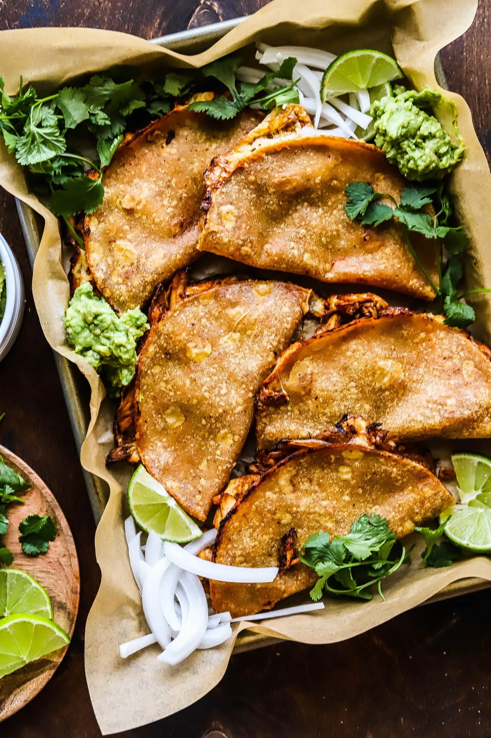 Crispy Baked Chicken Tacos