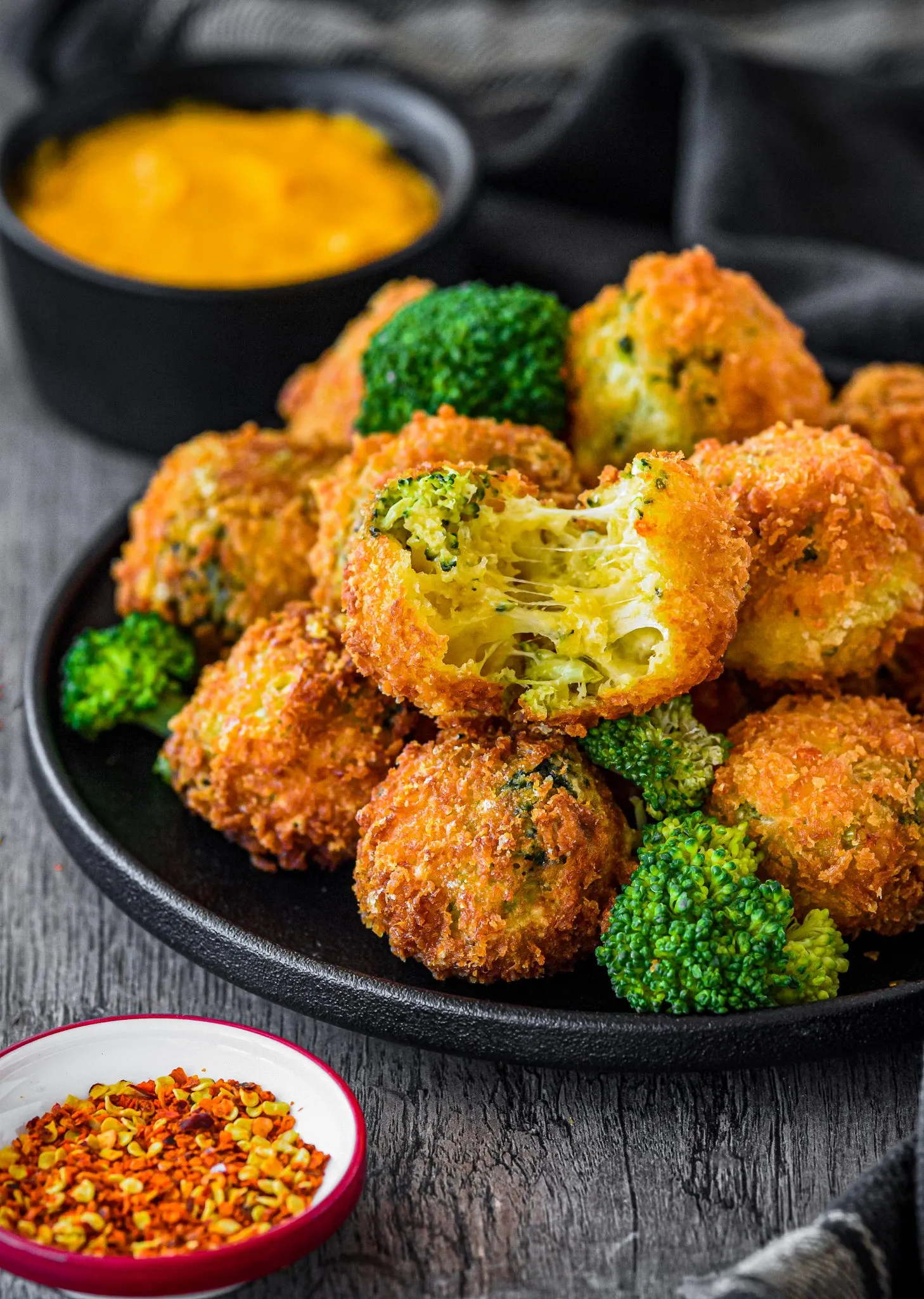 Crispy Broccoli Cheese Balls