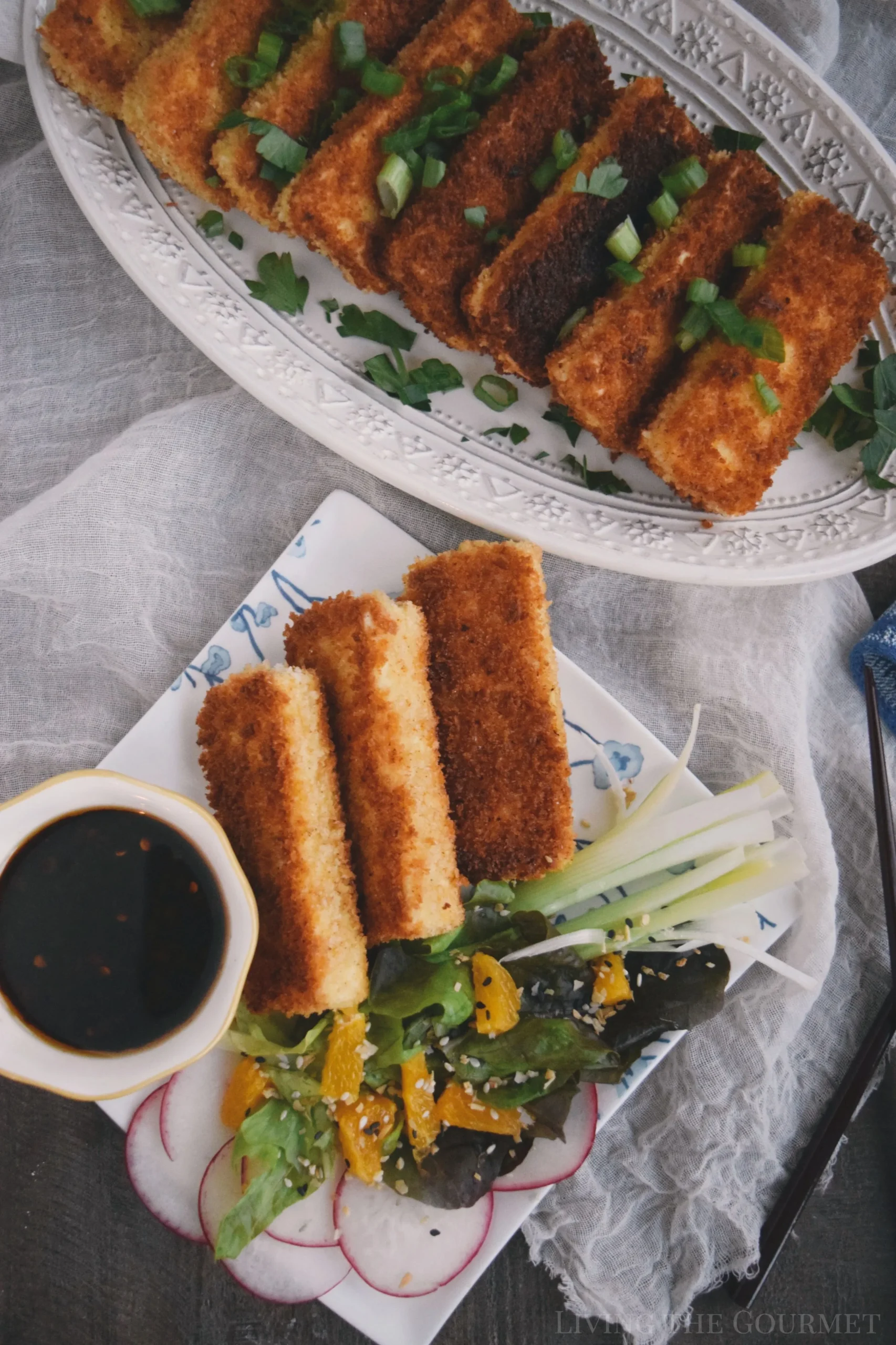 Crispy Fried Tofu Steaks