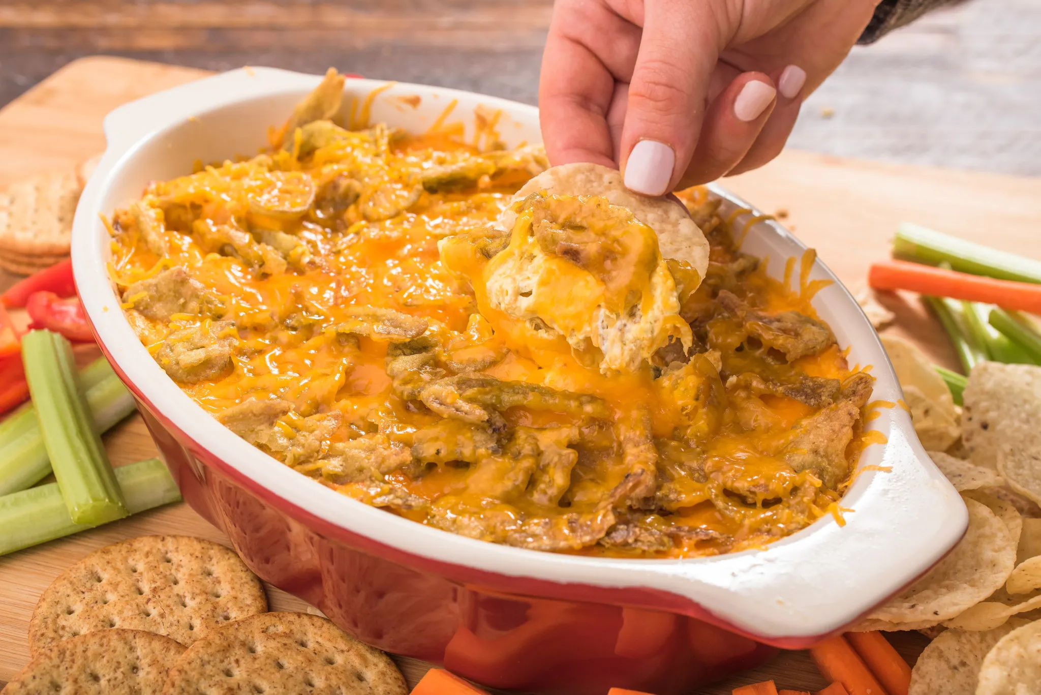 Crispy Jalapeño Popper Dip