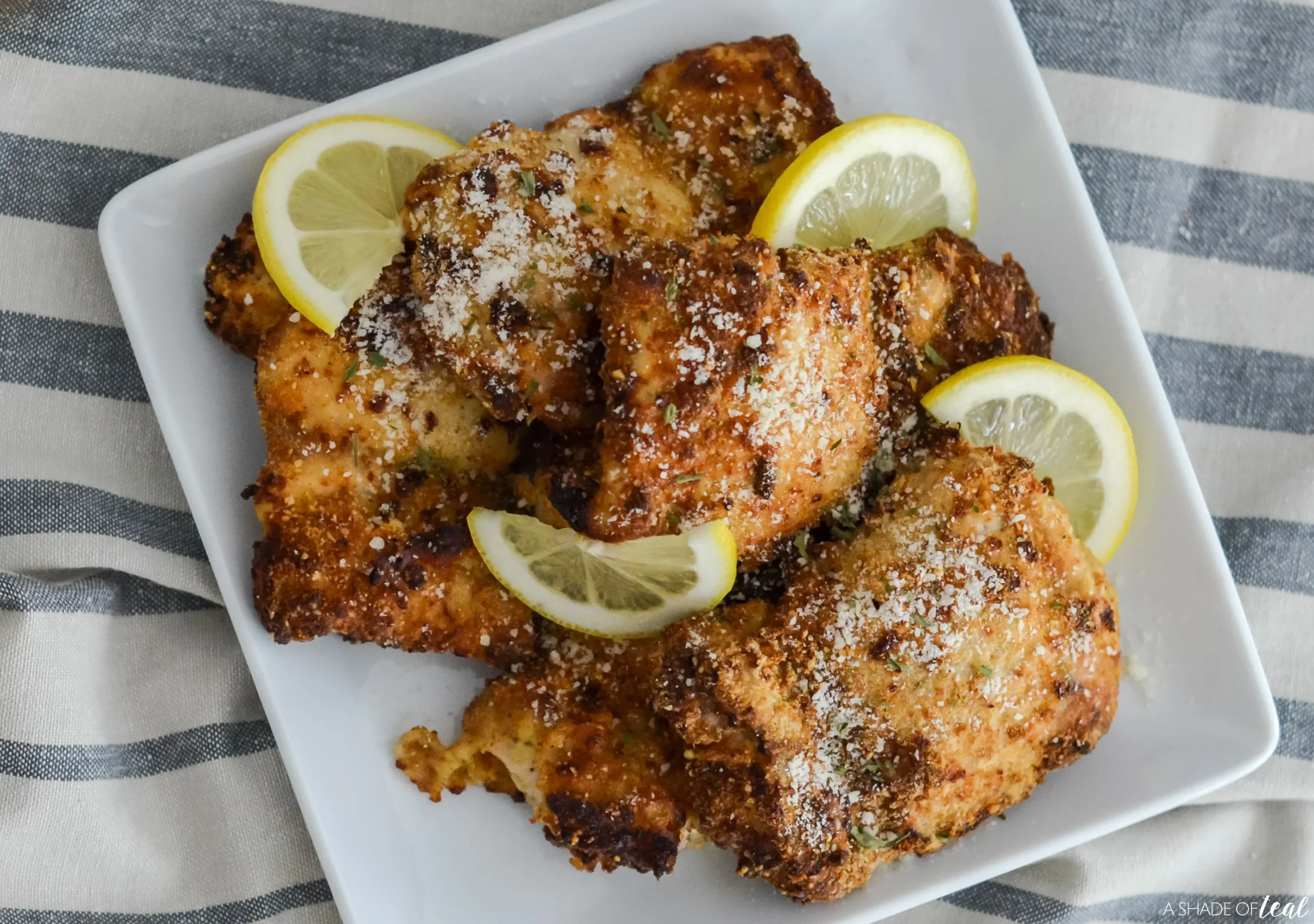 Crispy Lemon Parmesan Chicken