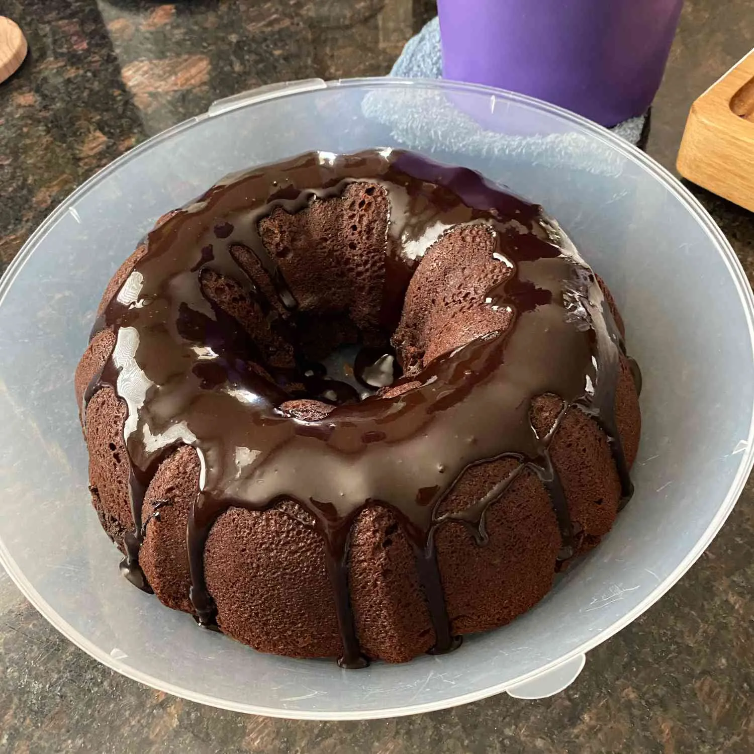 Cristina's Tunnel of Fudge Cake