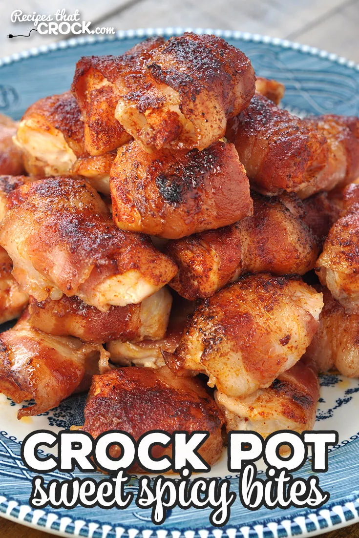 Crock Pot Bacon Wrapped Chicken Bites