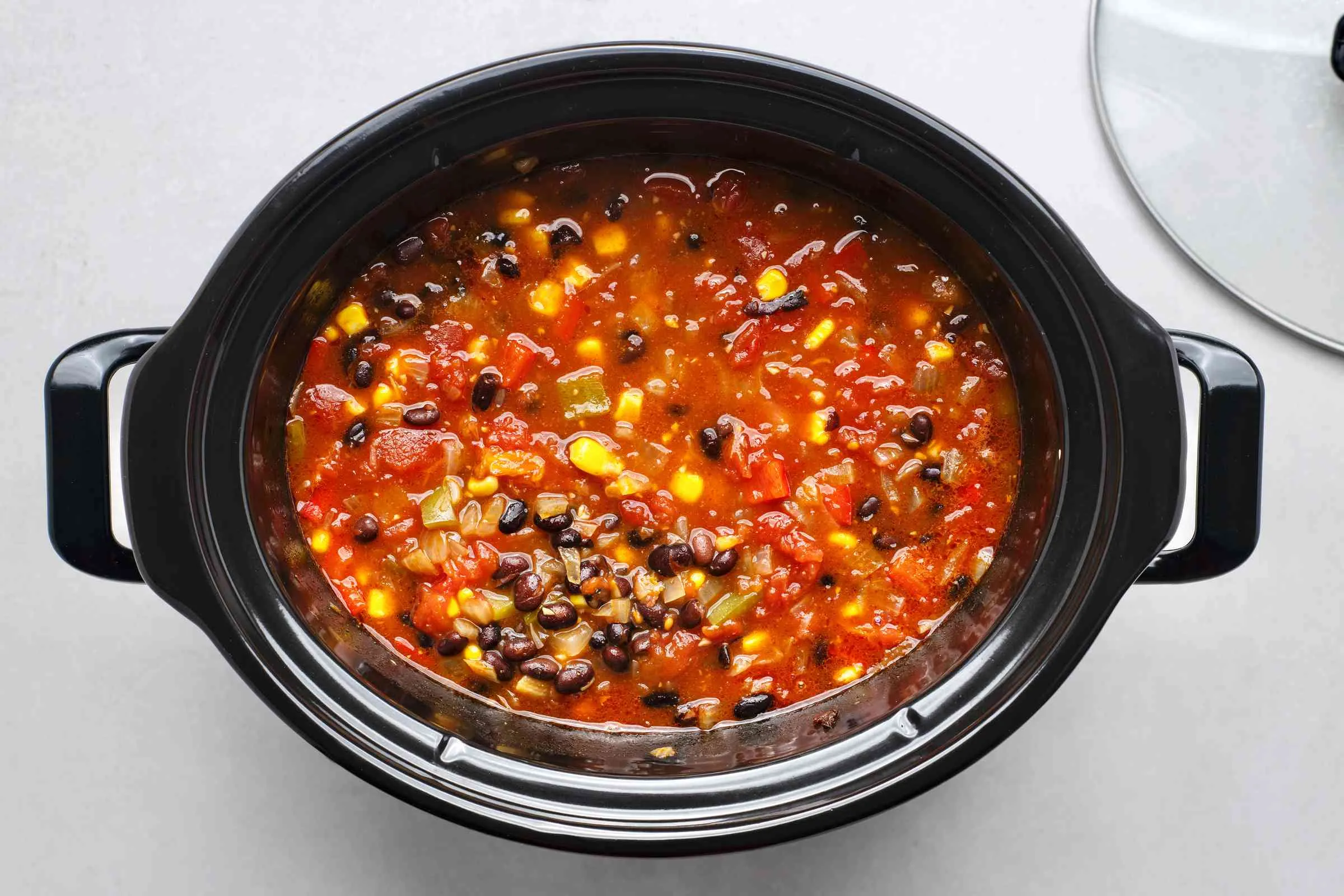 Crock Pot Black Bean Chili with Pork