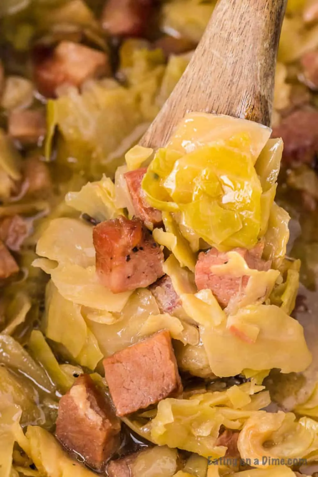 Crock Pot Cabbage and Ham