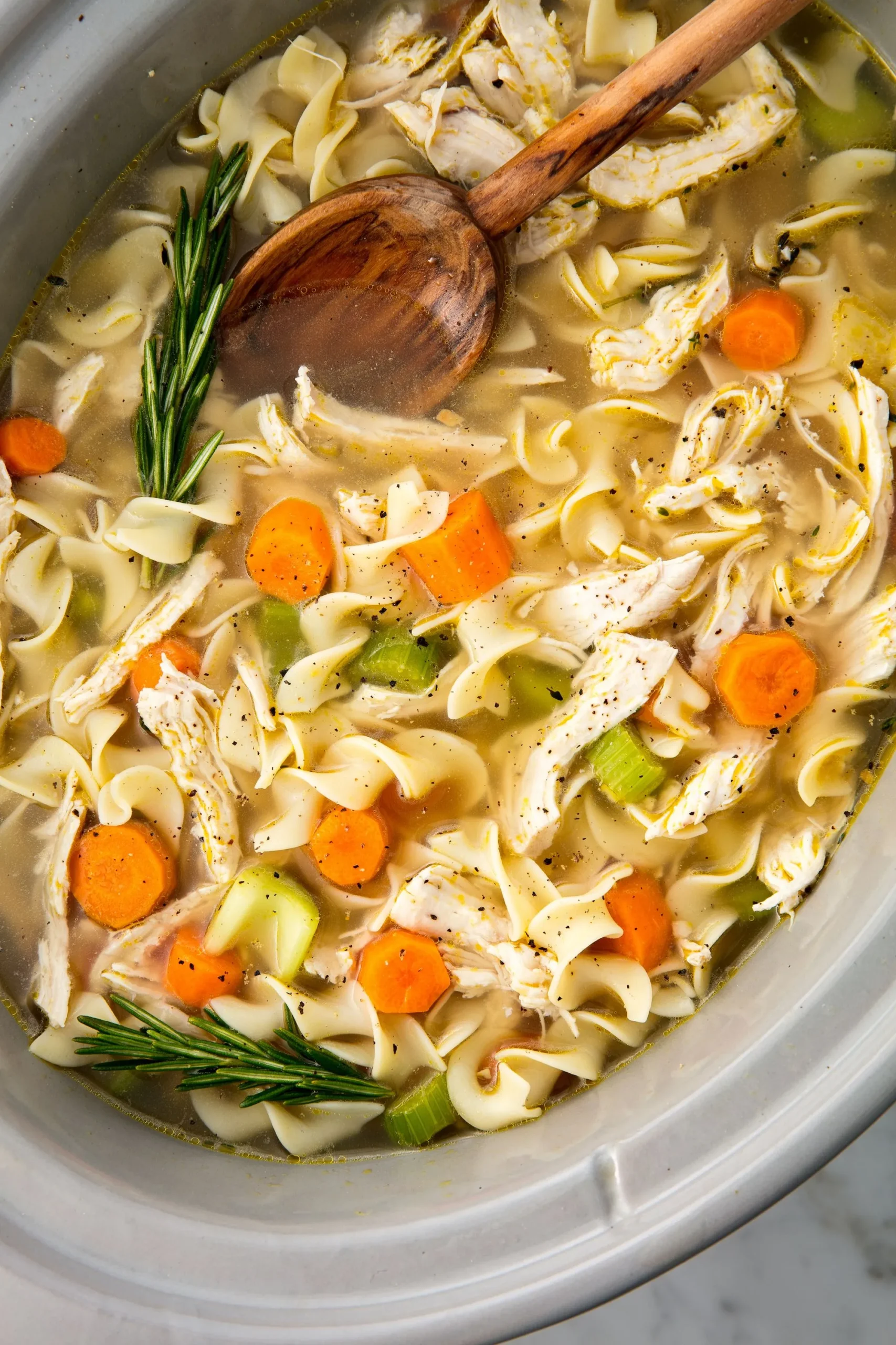 Crock Pot Chicken Noodle Vegetable Soup