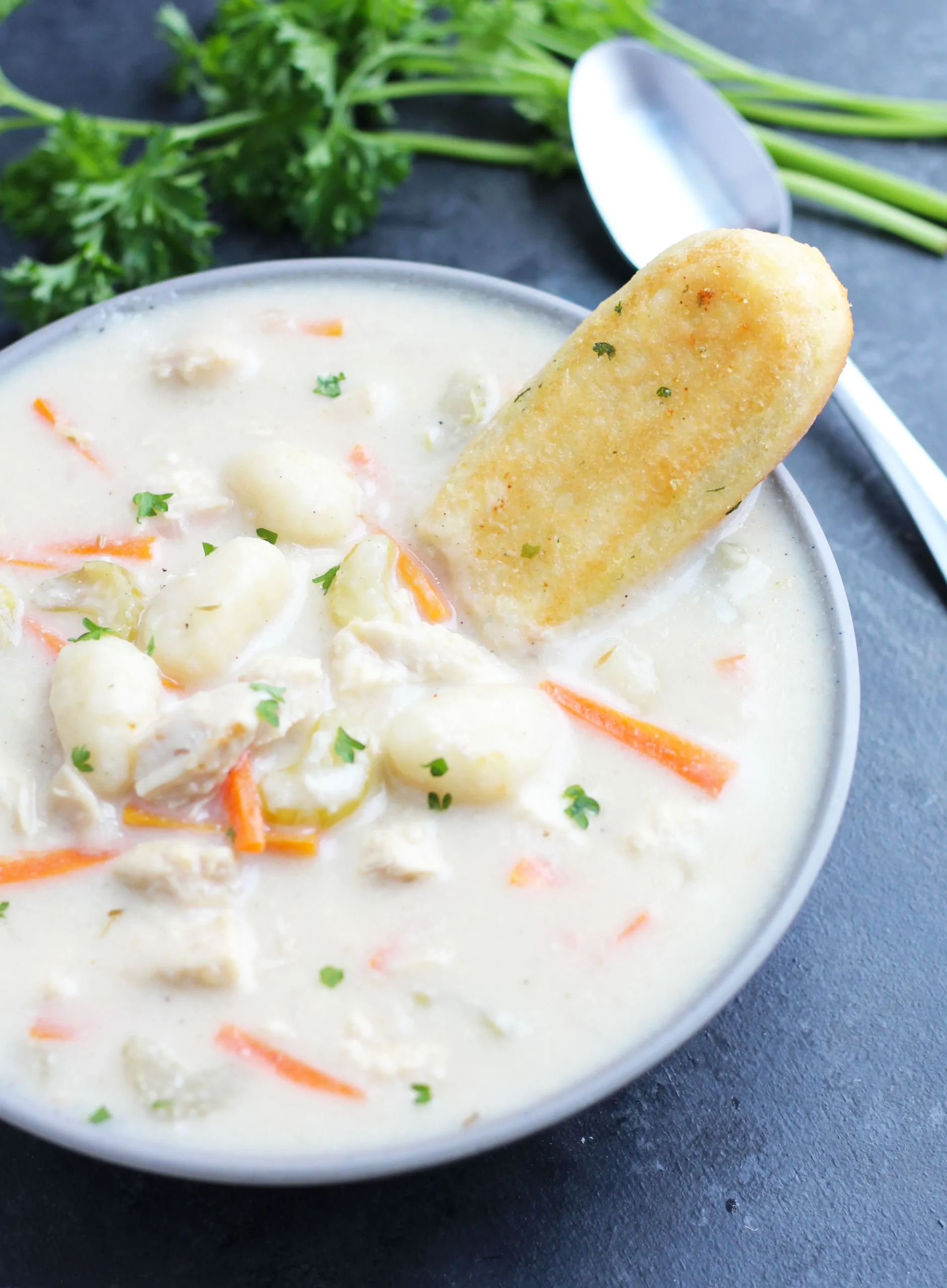 Crock Pot Chicken and Gnocchi Soup
