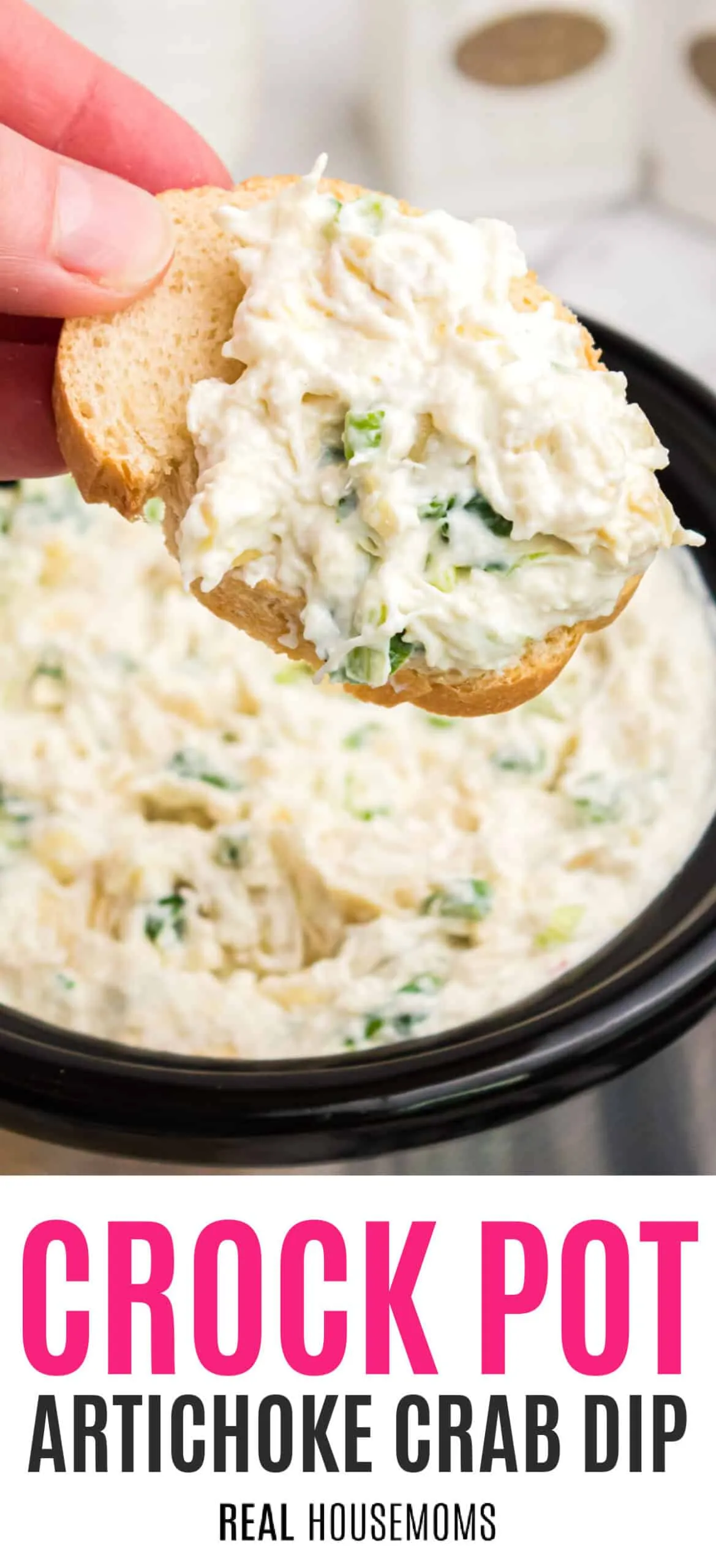 Crock Pot Crab Artichoke Dip