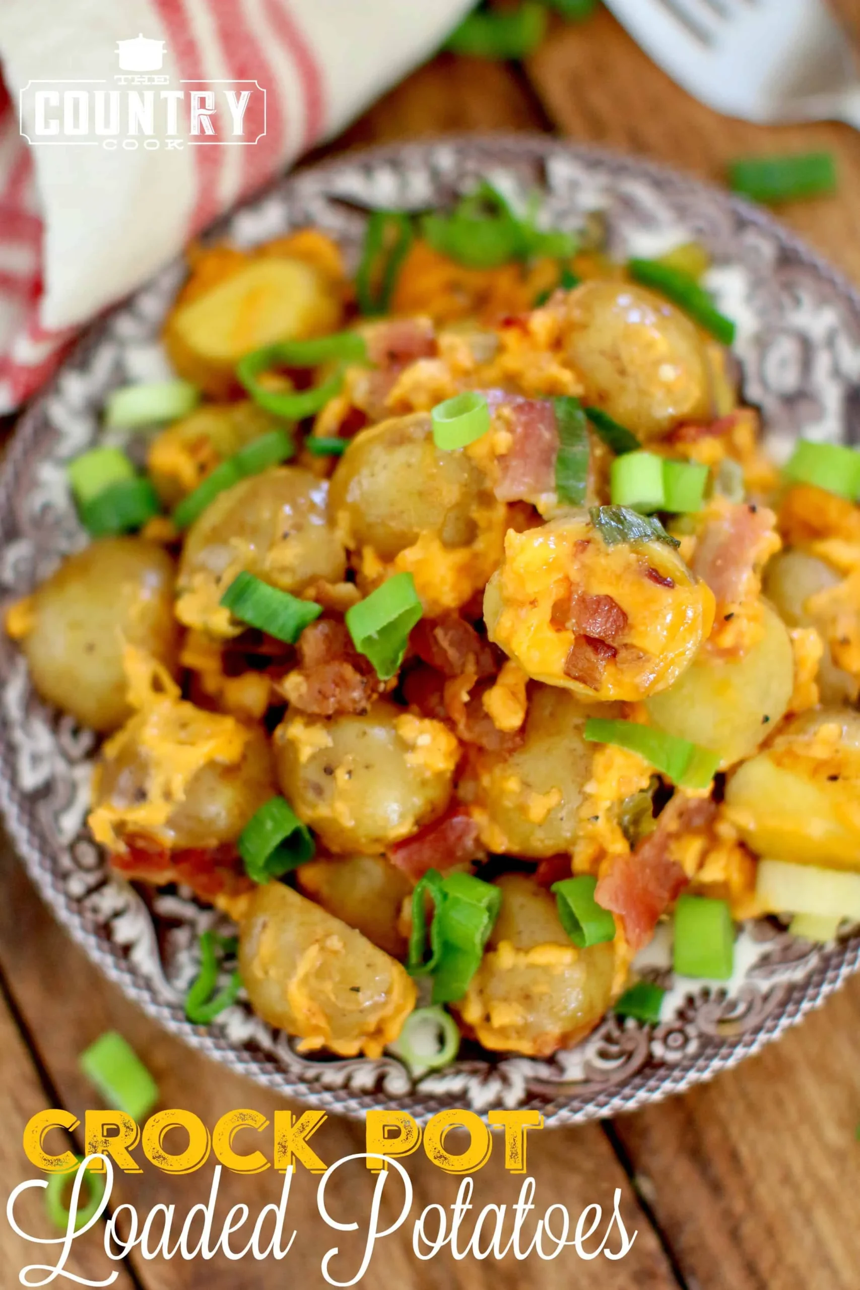 Crock Pot Loaded Little Potatoes