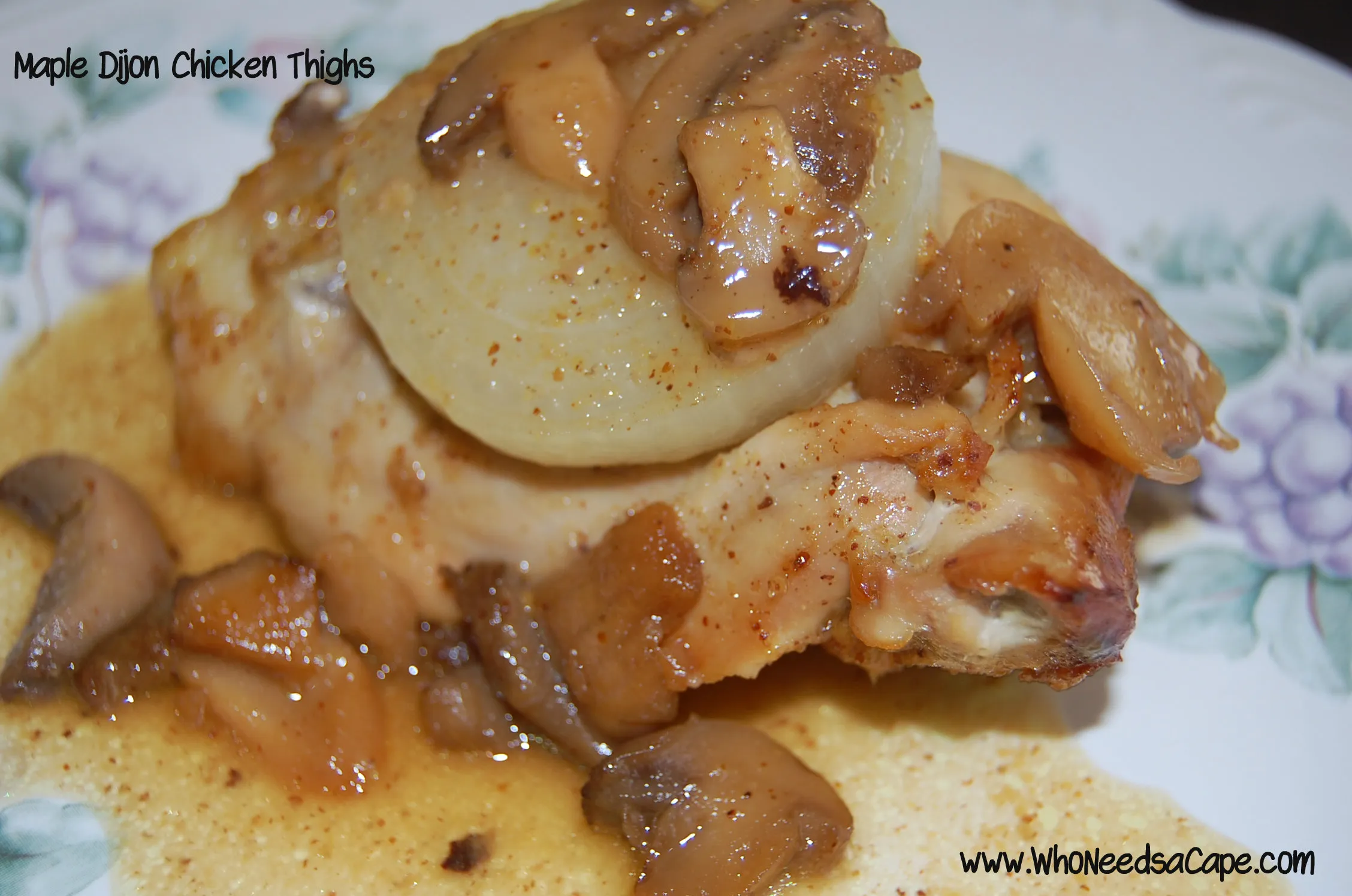 Crock Pot Mushroom Dijon Chicken