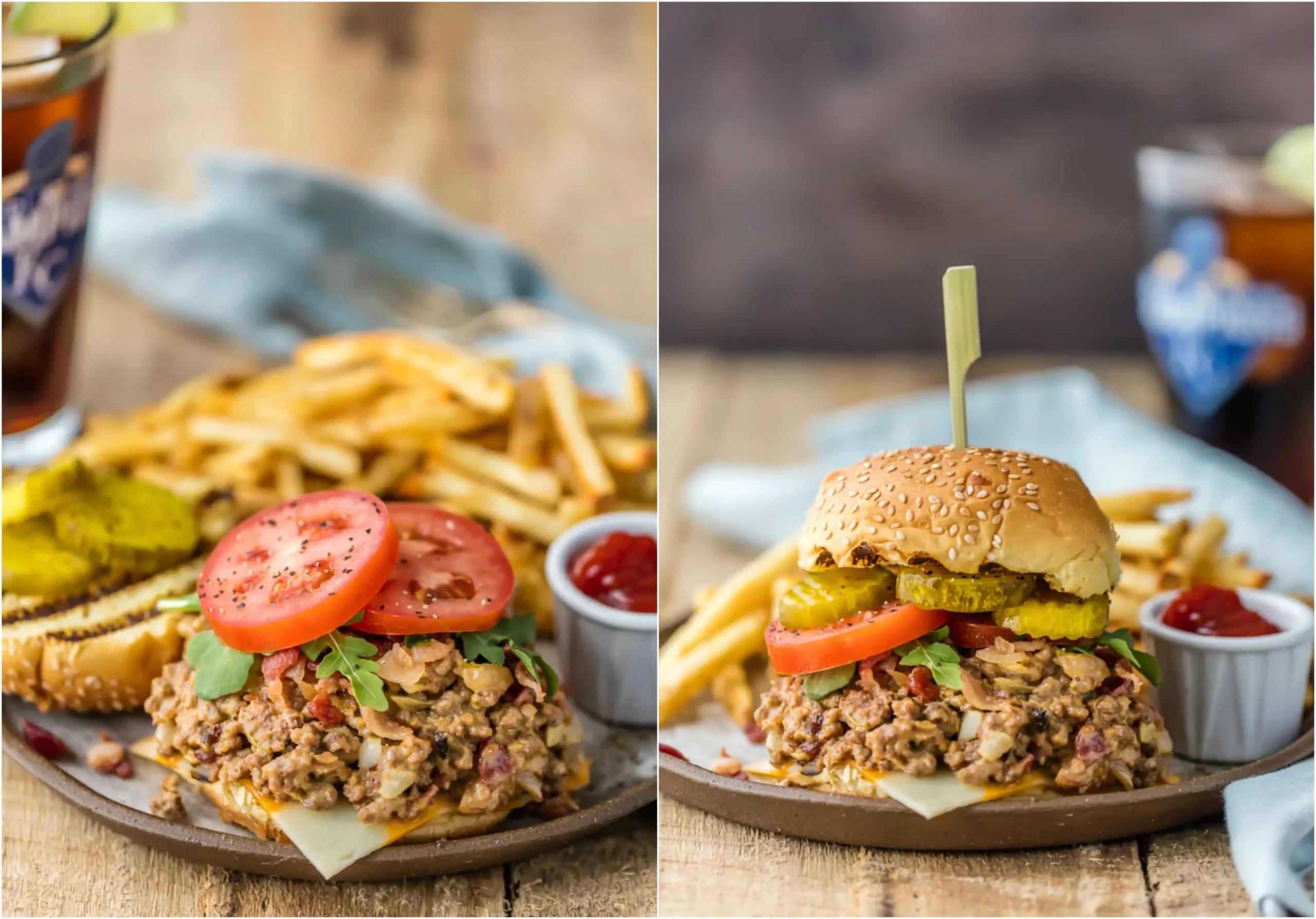 Crock Pot Sloppy Joe Cheeseburgers